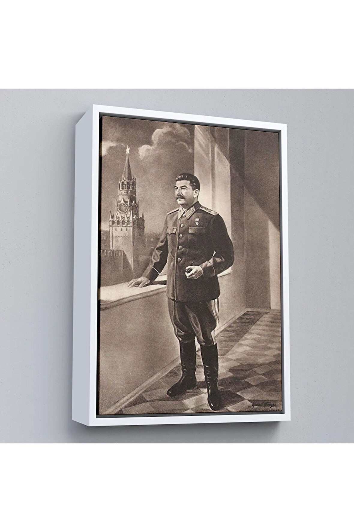 Ahşap Çerçeveli Joseph Stalin Rusya Ve Sovyetler Birliği Sscb Tablo-7715