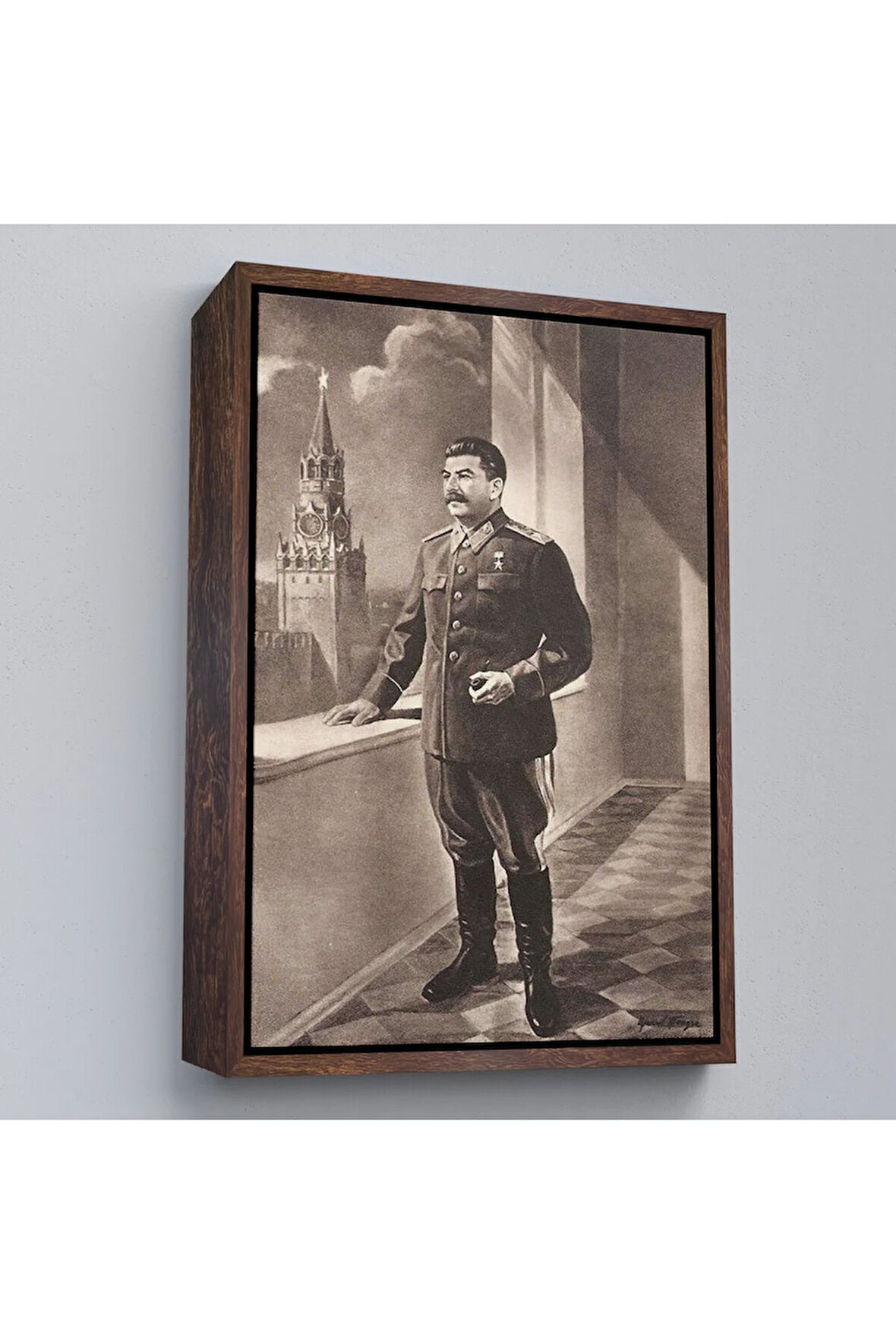 Ahşap Çerçeveli Joseph Stalin Rusya Ve Sovyetler Birliği Sscb Tablo-7715