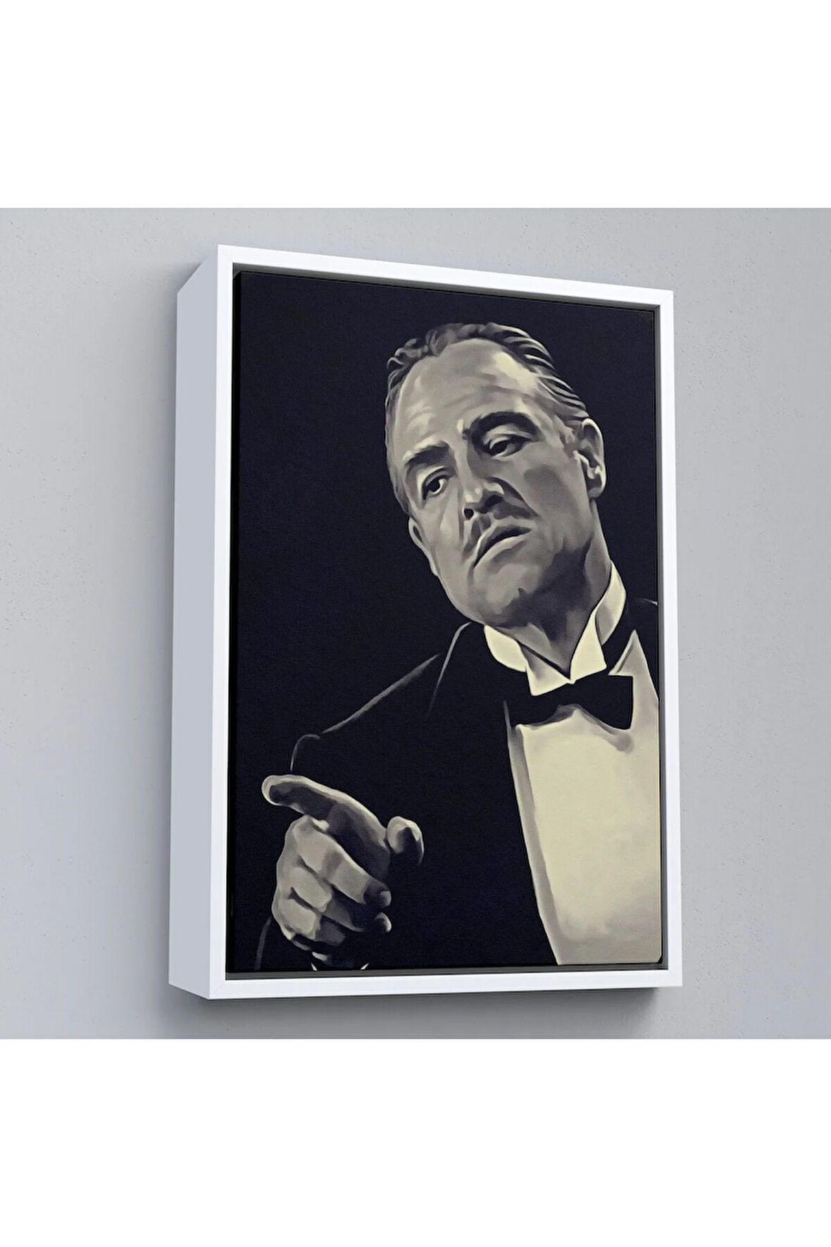 Ahşap Çerçeveli Godfather Mafya Film Tablo-7716
