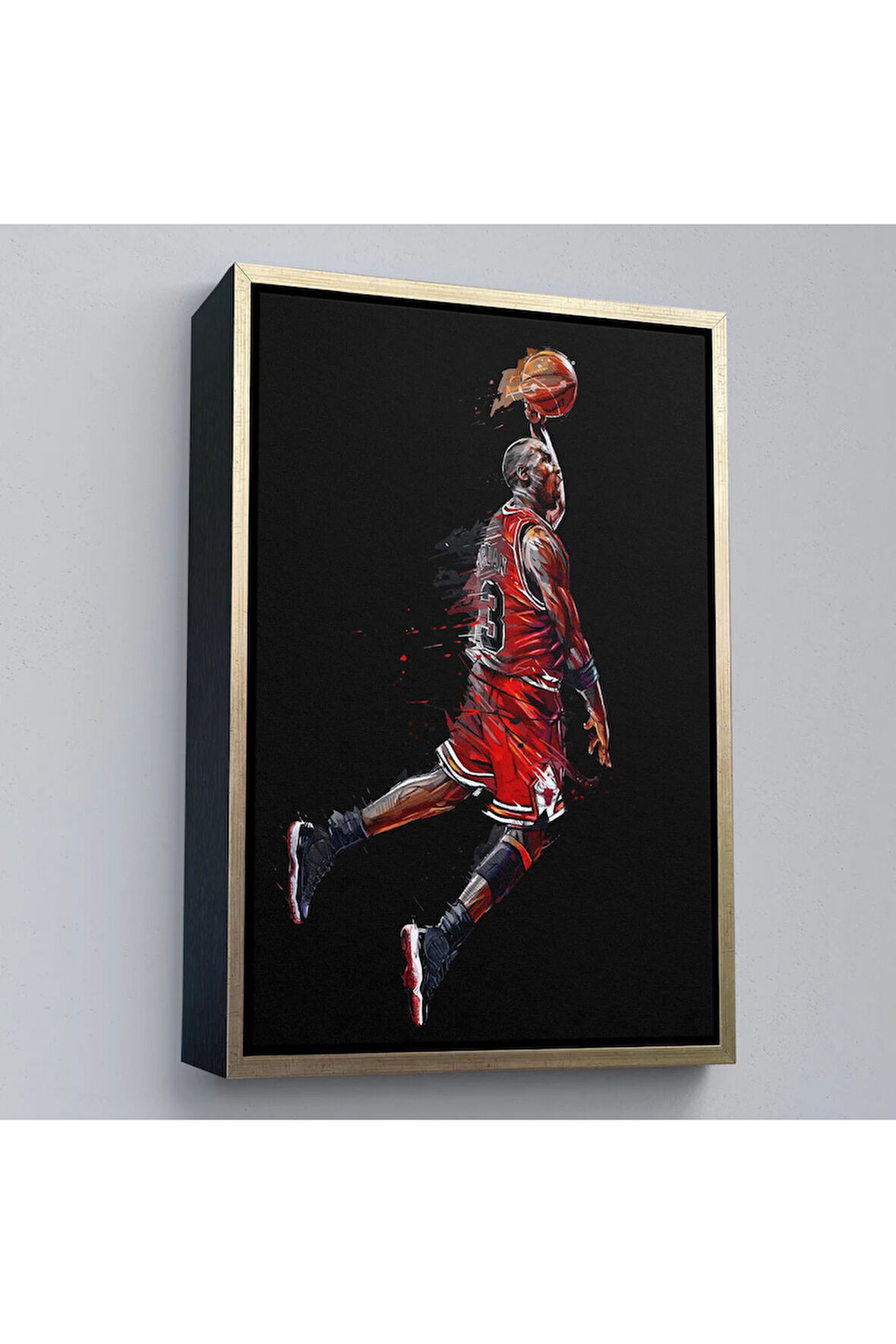 Ahşap Çerçeveli Michael Jordan Tablo-7766