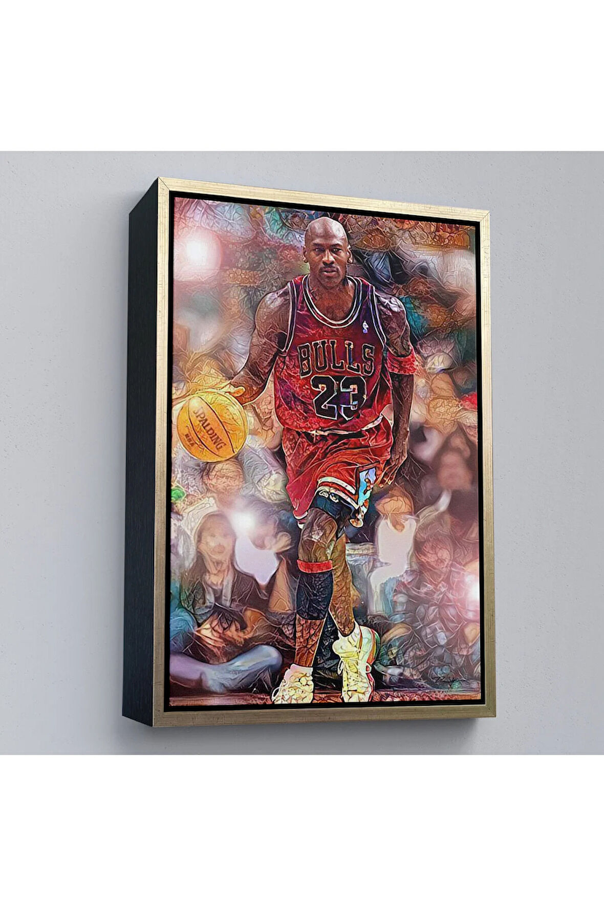 Ahşap Çerçeveli Michael Jordan Tablo-7781