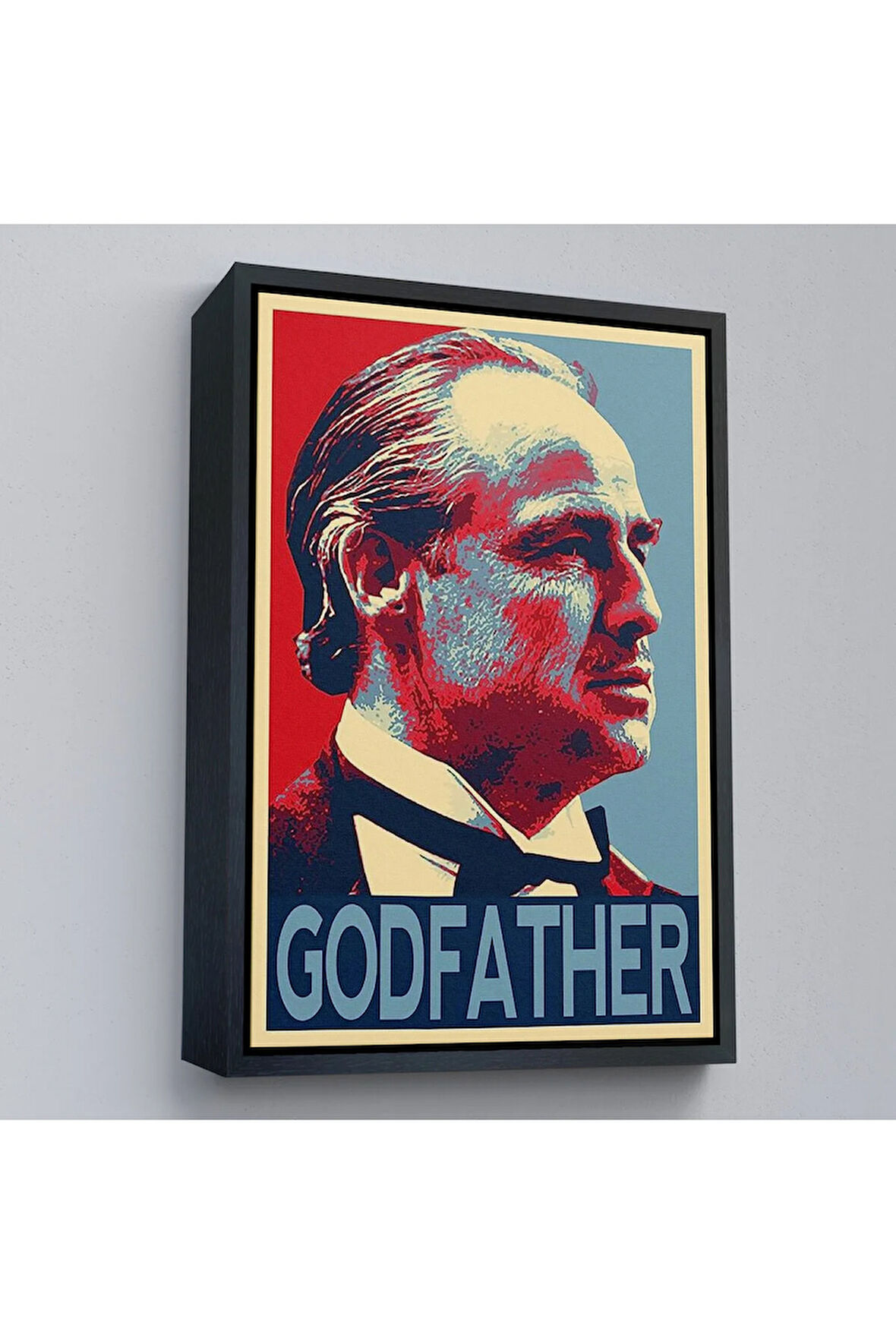 Ahşap Çerçeveli Godfather Mafya Film Tablo-7813