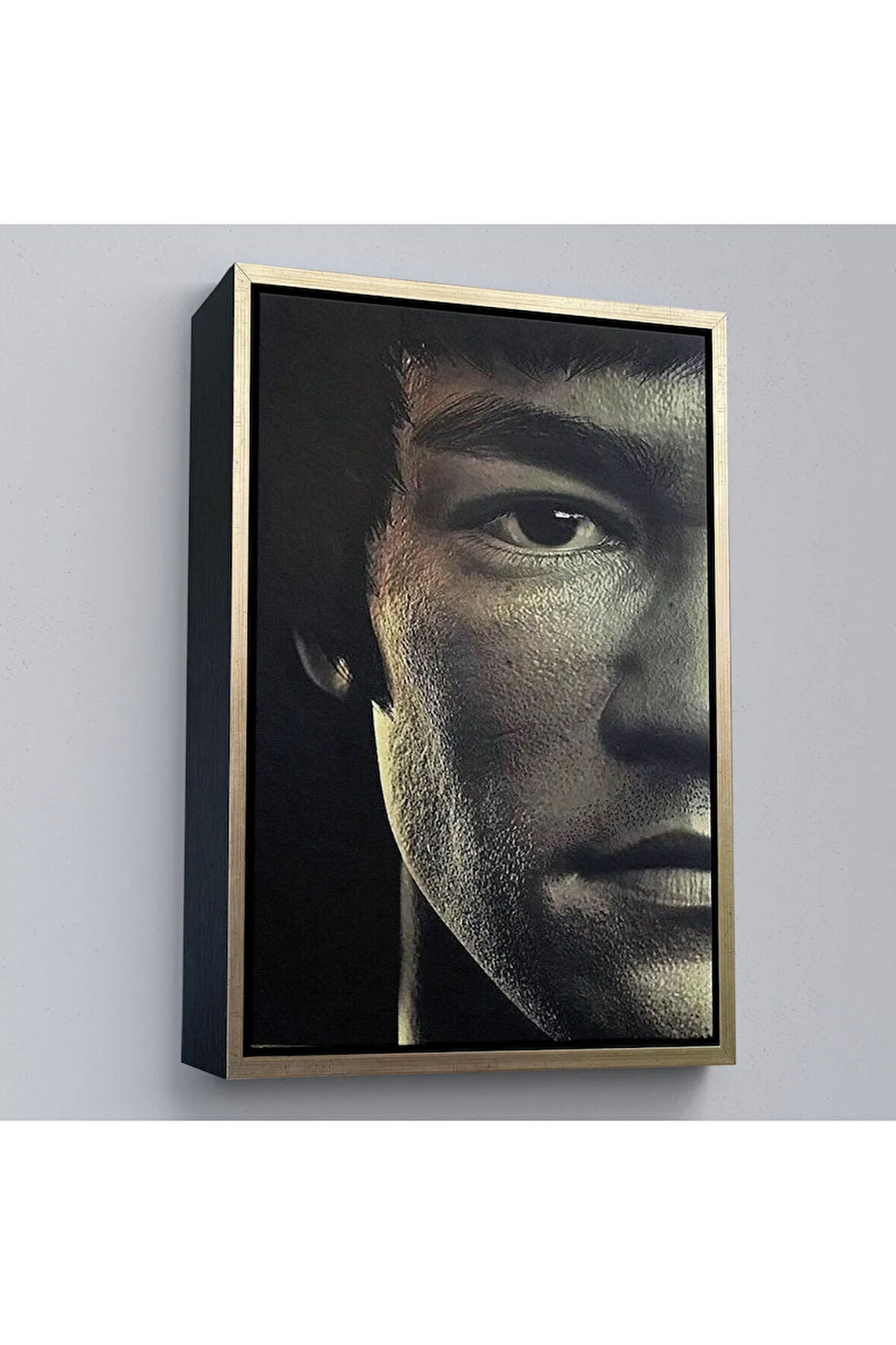 Ahşap Çerçeveli Bruce Lee Tablosu-7823