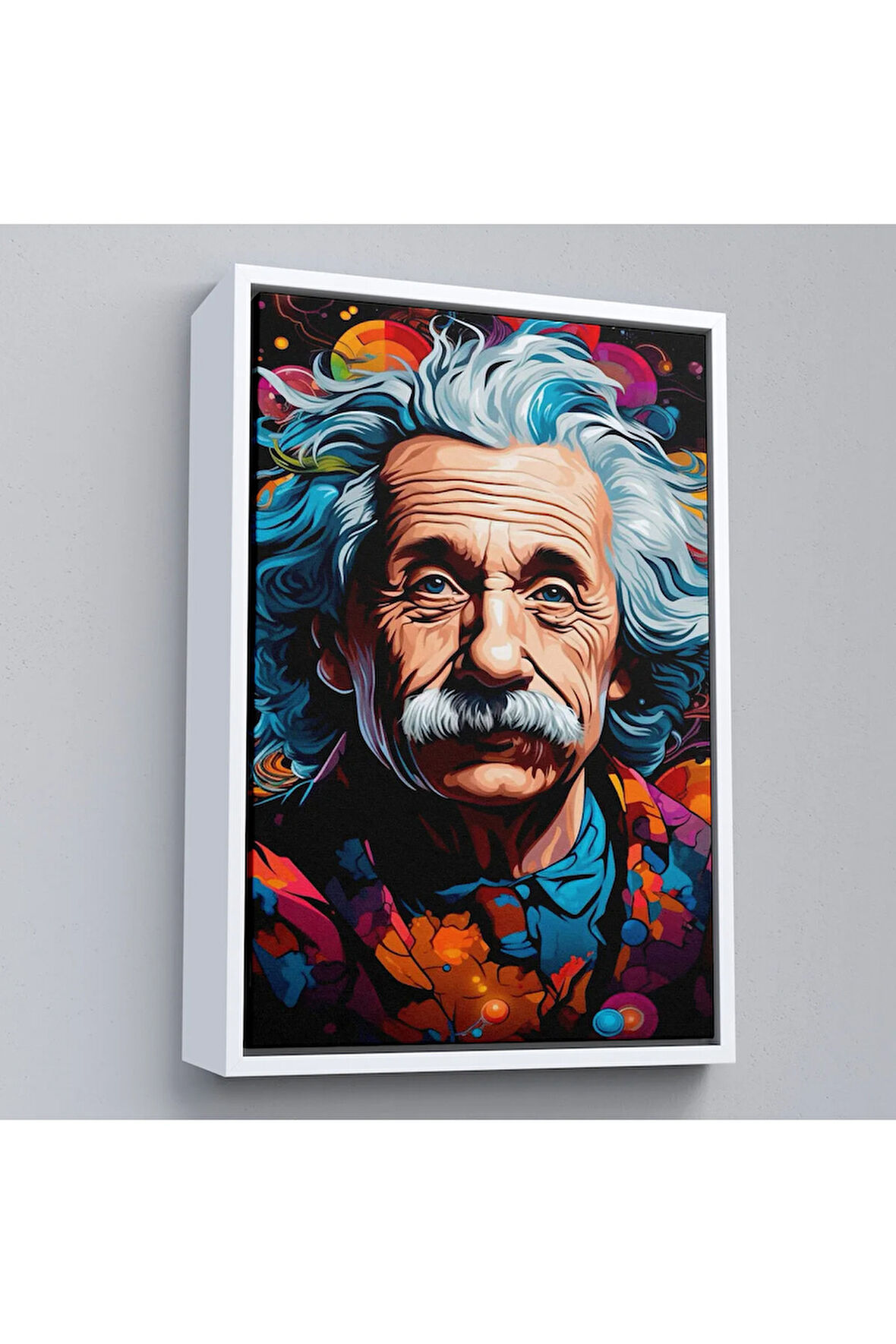 Ahşap Çerçeveli Albert Einstein Tablo-7827
