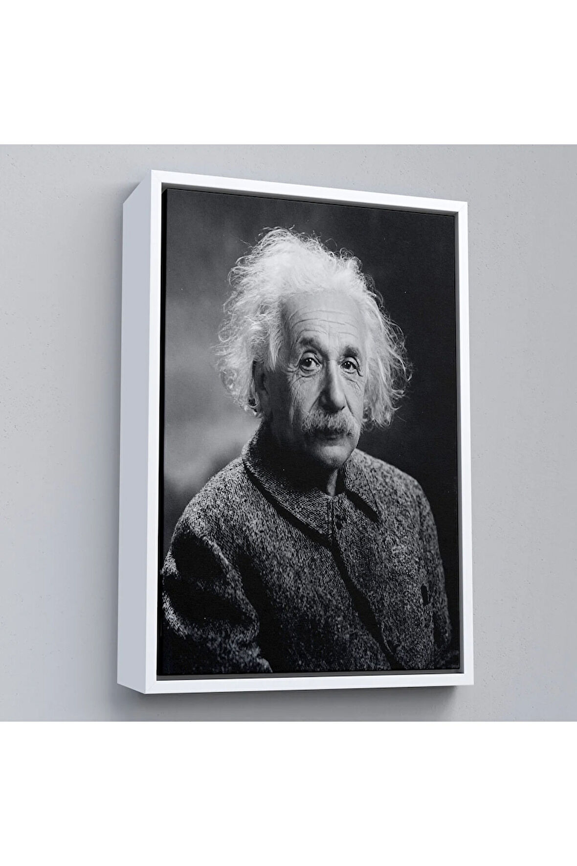 Ahşap Çerçeveli Albert Einstein Tablo-7845