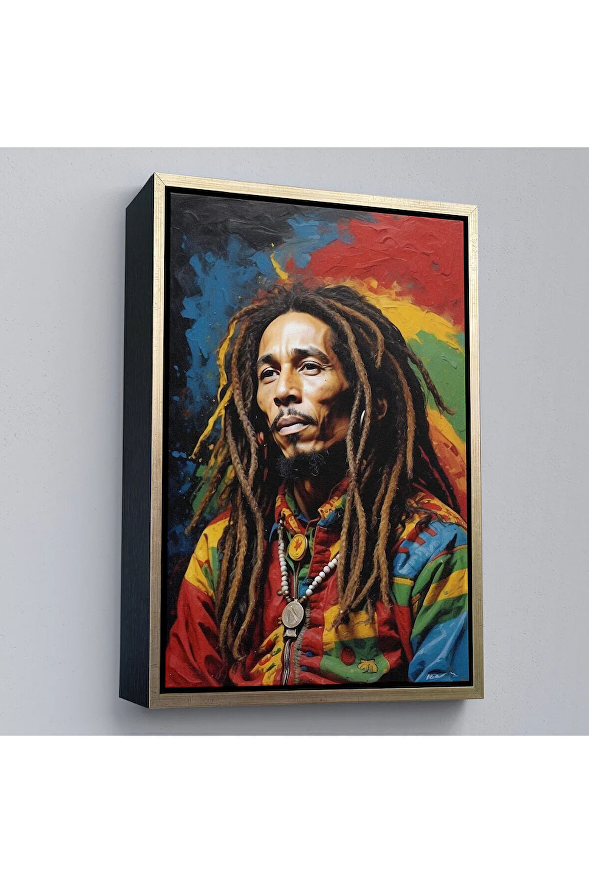 Ahşap Çerçeveli Bob Marley Tablosu-7892