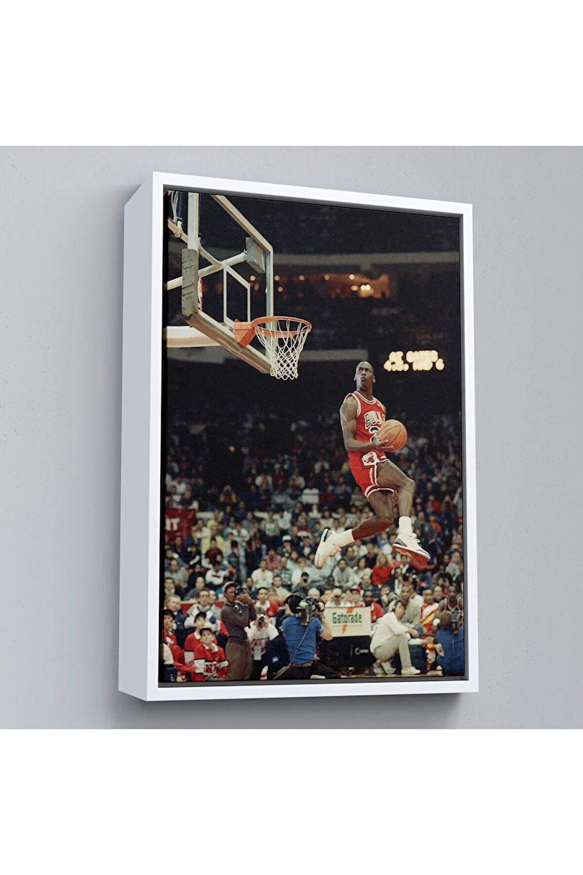 Ahşap Çerçeveli Michael Jordan Tablo-7965