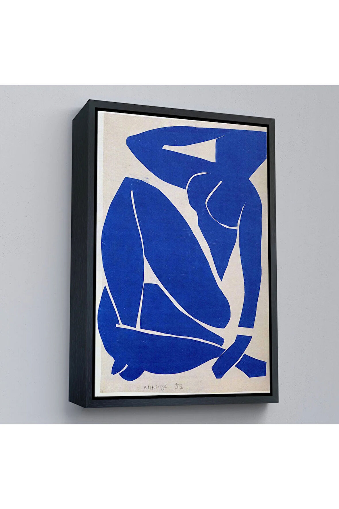 Ahşap Çerçeveli Henri Matisse - Blue Nude Tablo-8082