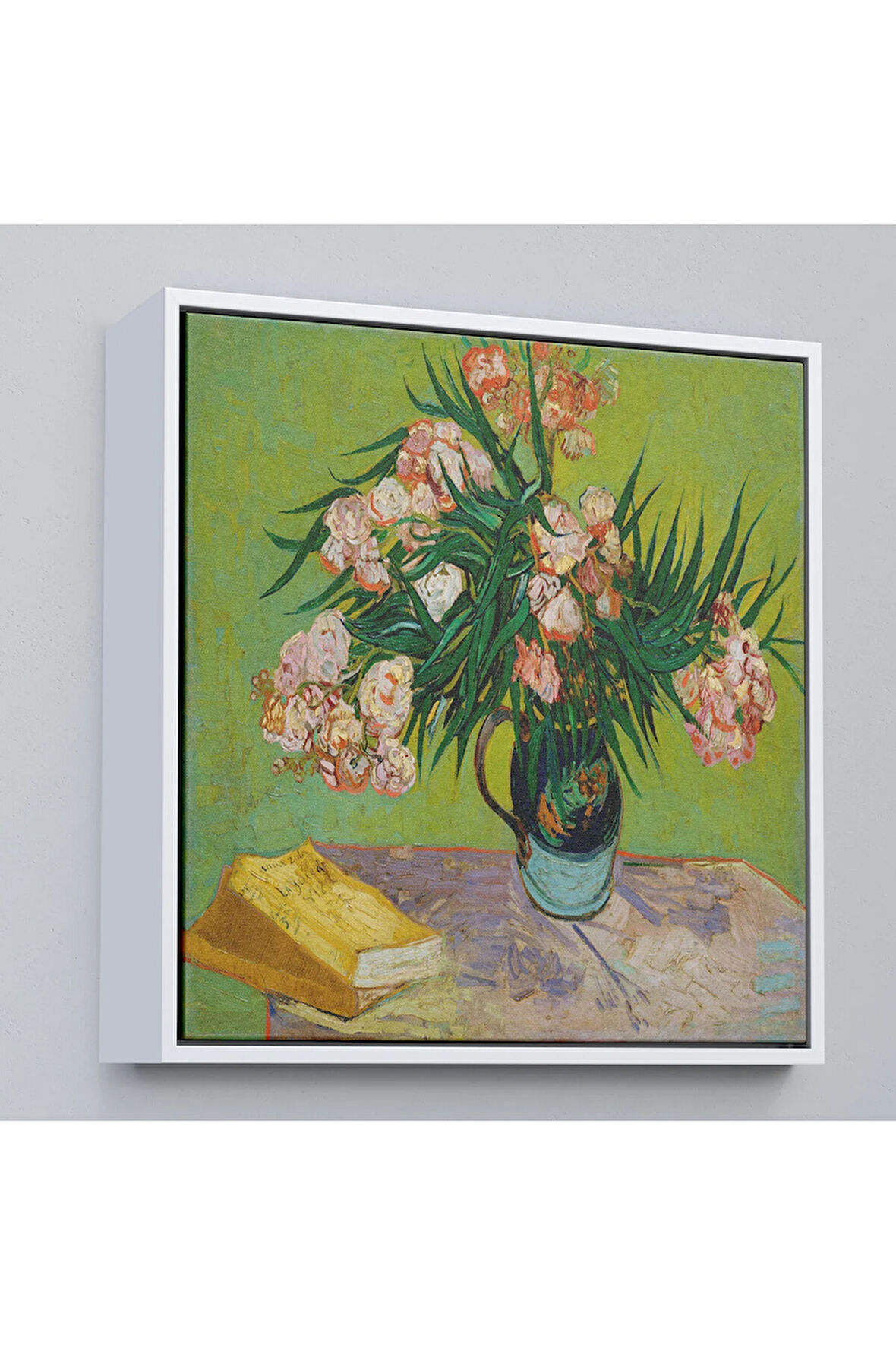 Ahşap Çerçeveli Vincent Van Gogh Zakkum Tablosu-8359