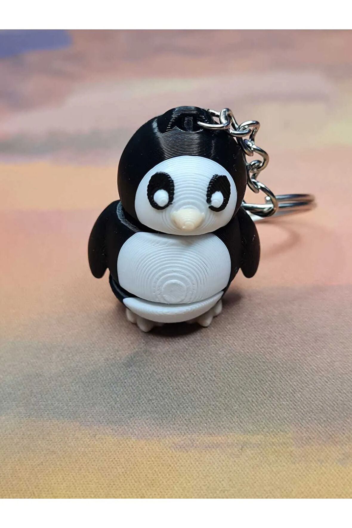 Sevimli Penguen Anahtarlık