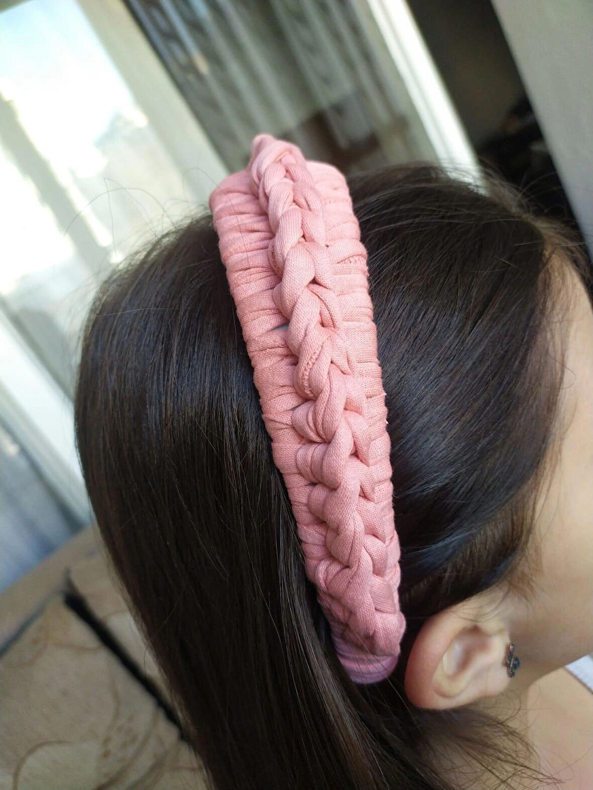 Handmade Örgü Taç Saç Tokası