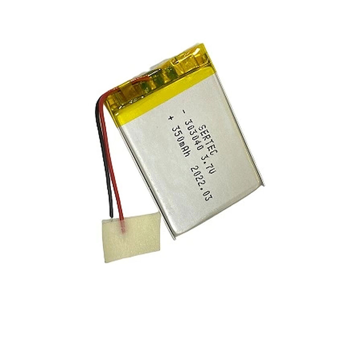 303040 3.7V 350 MAh Li-Polymer Pil (Devreli/1.5A)