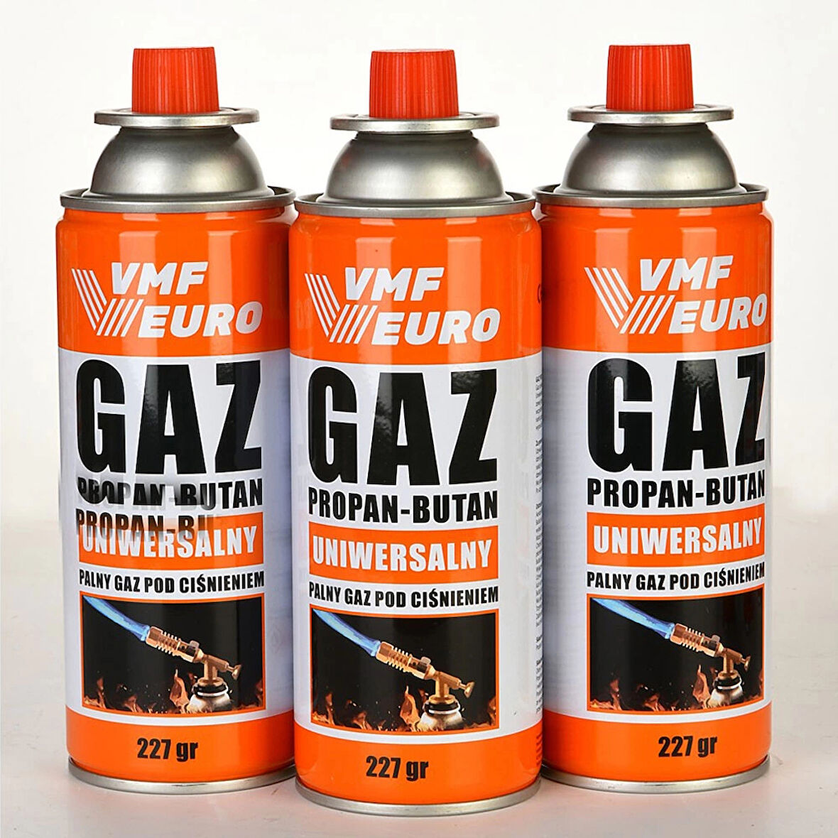 Remtas Vmf Eurogaz Kamp Ocak Gazı Valfli Kartuş 227GR - 3 Adet