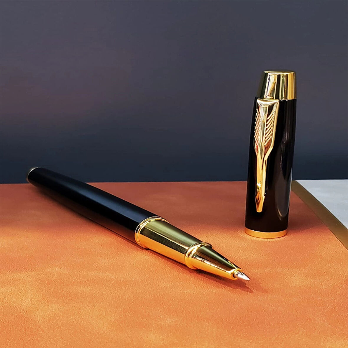 Metal Siyah Gold Kalem