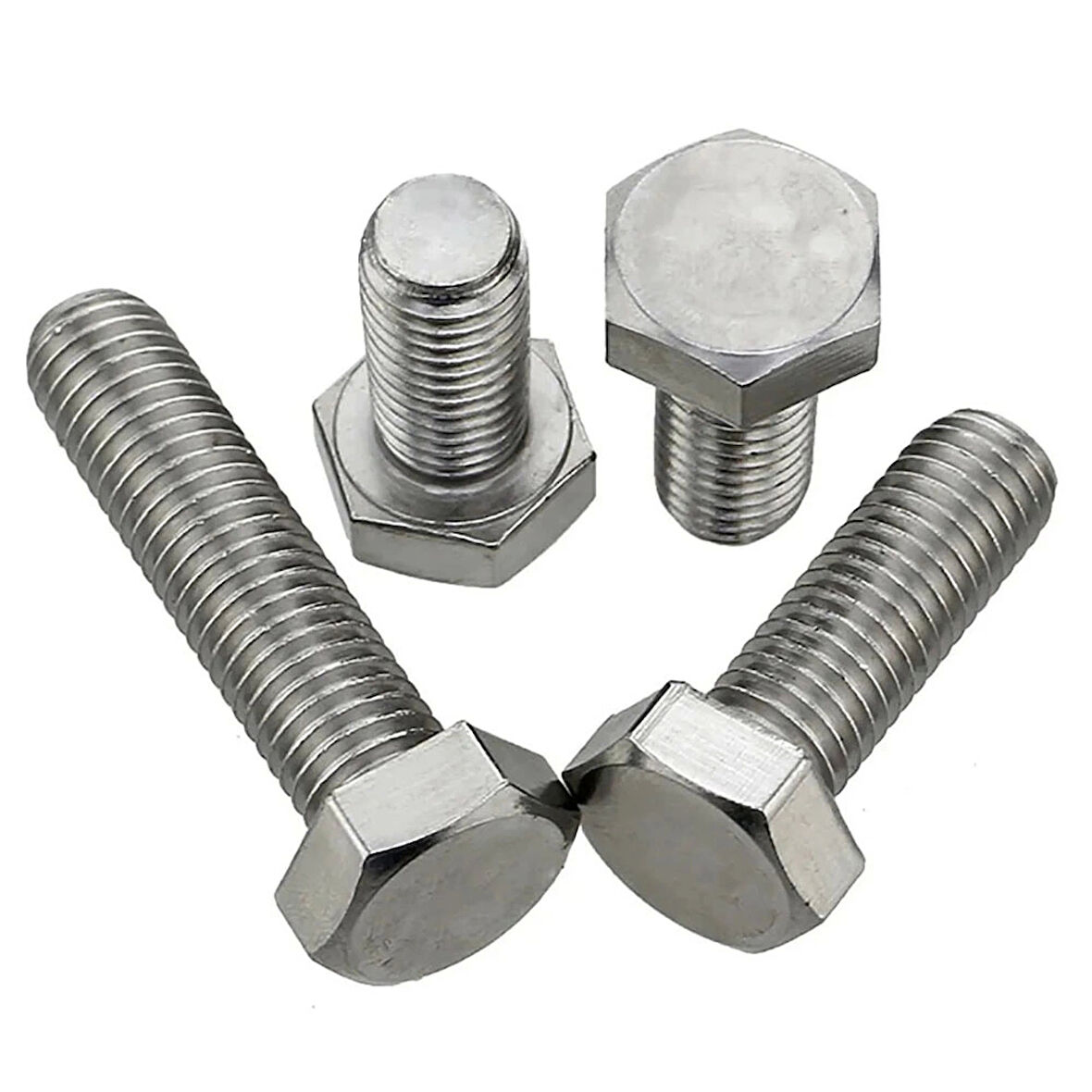 Altıköşe Altıgen AKB Civata M6x30 - 100 Adet