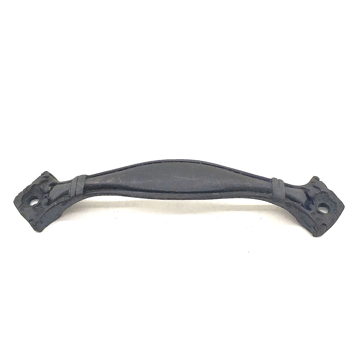 Antika Tarz Dekoratif Pirinç Deste Mobilya Kulbu - 25x120 mm, Oksit