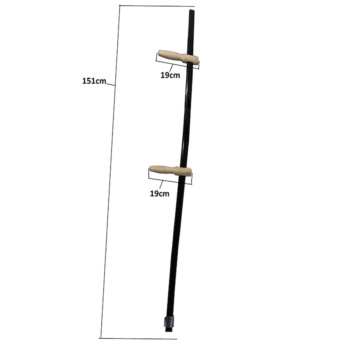 Tırpan Sapı Takımı - Metal Sap, Elcik, Bilezik ve Alyan