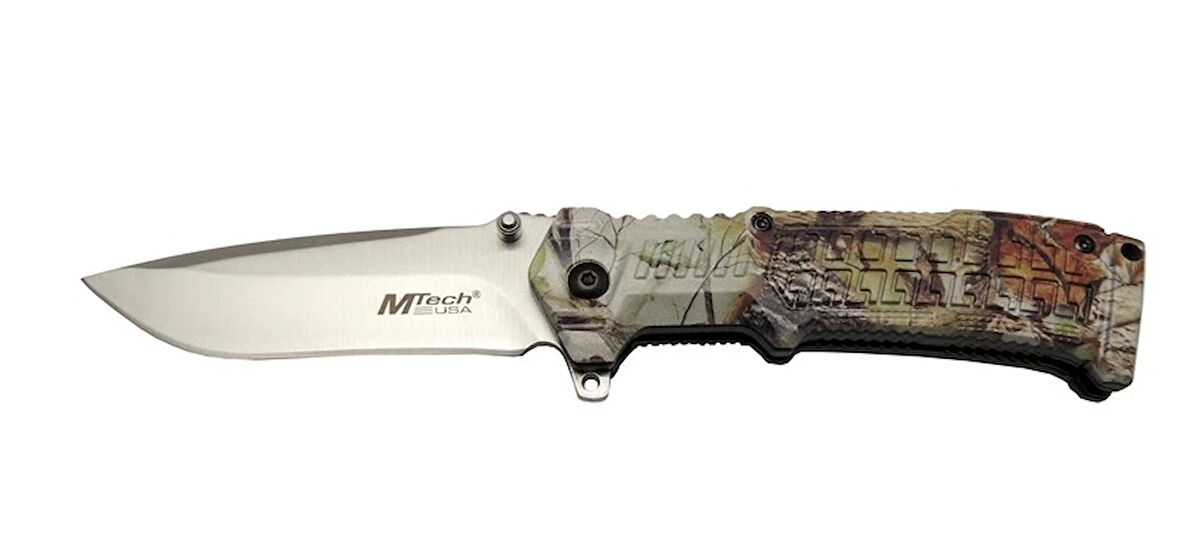 465 Kamp Çakı 21cm - Yarı Otomatik, Plastik Sap