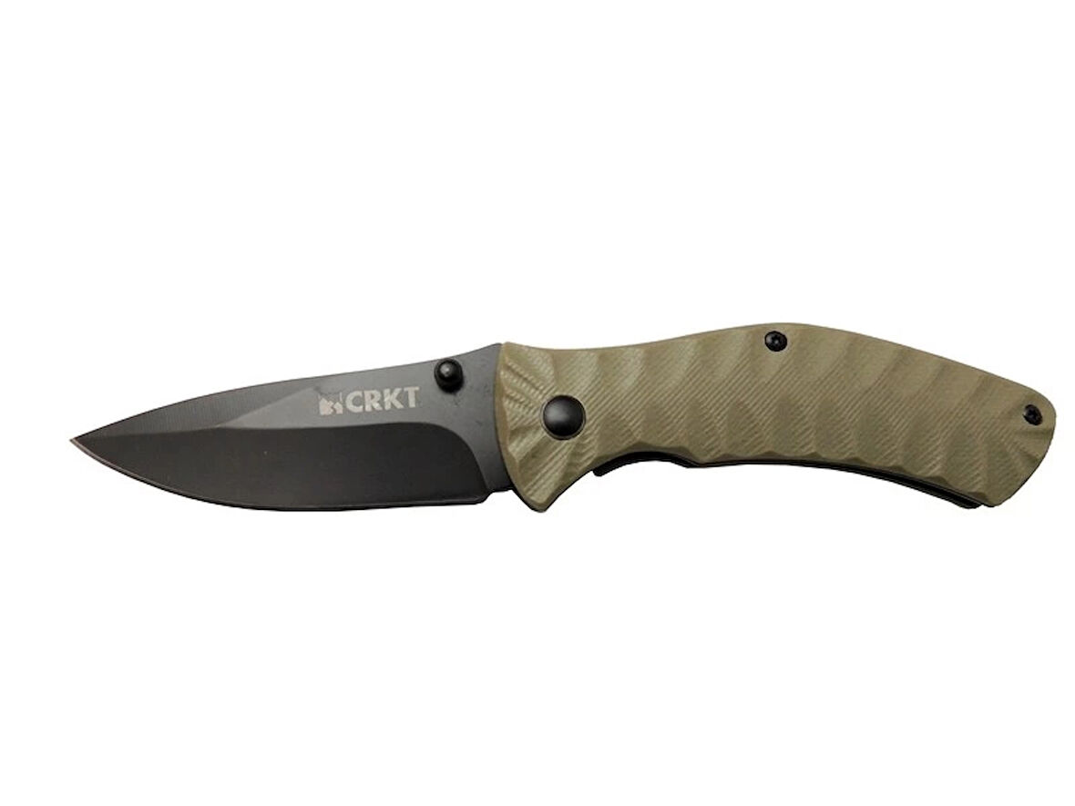 Crkt İncendor 2078 Gri Kamp Çakı 17,5cm - Manuel, Plastik Sap