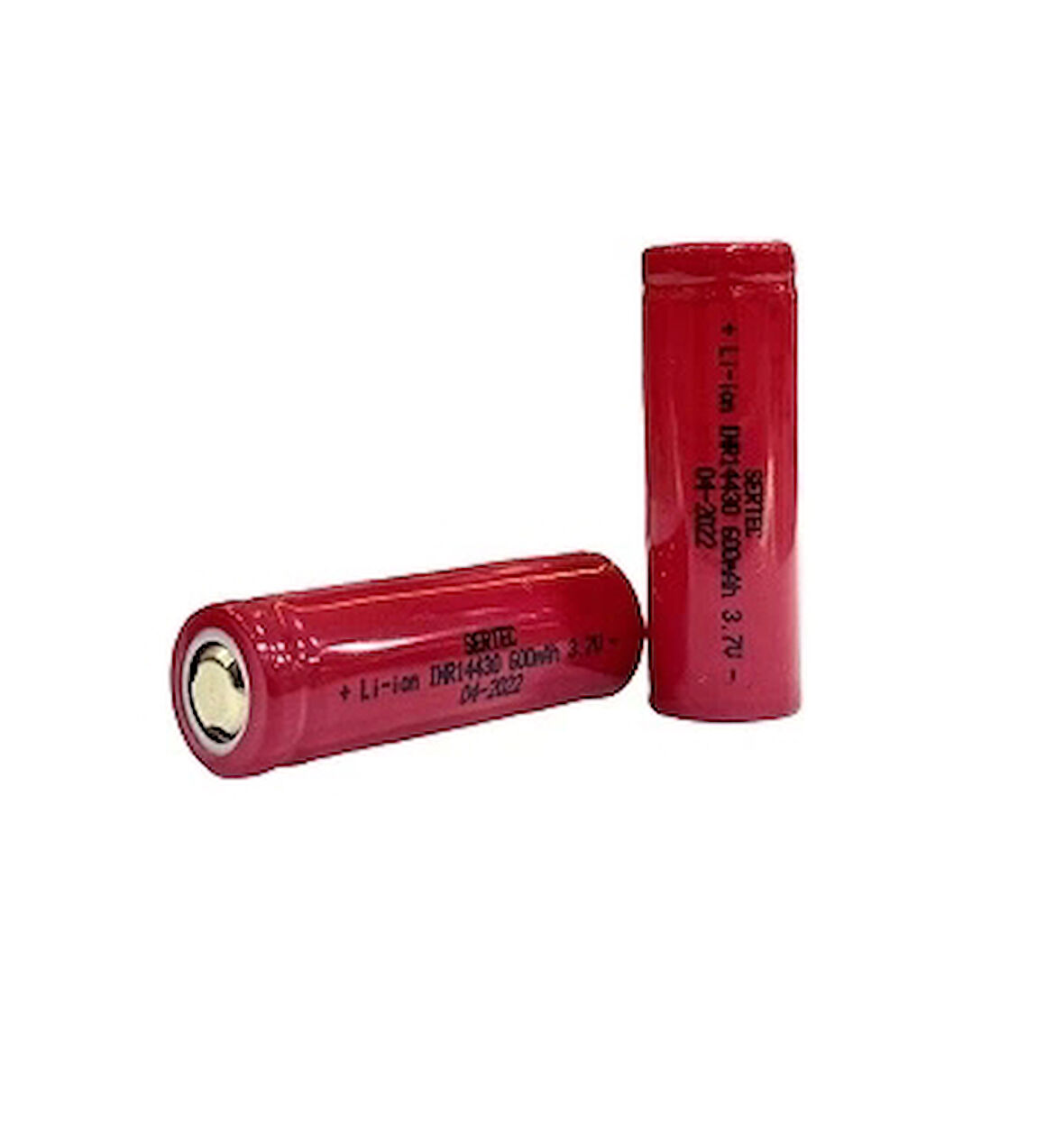 3.7V Li-ion 14430 - 600 mAh 1C Şarjlı Pil