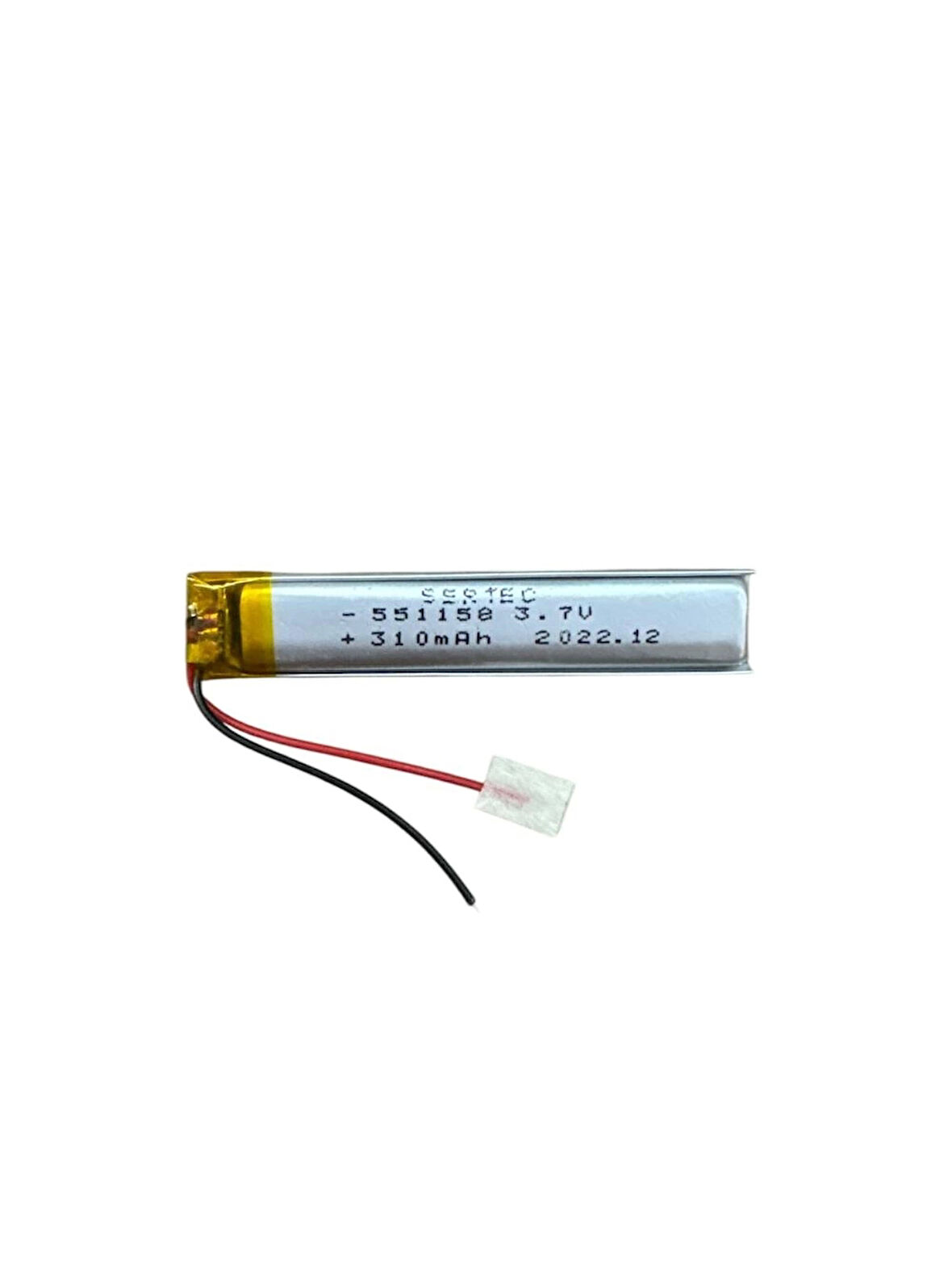 551158 3.7V 310 MAh Li-Polymer Pil Devreli/1.5A