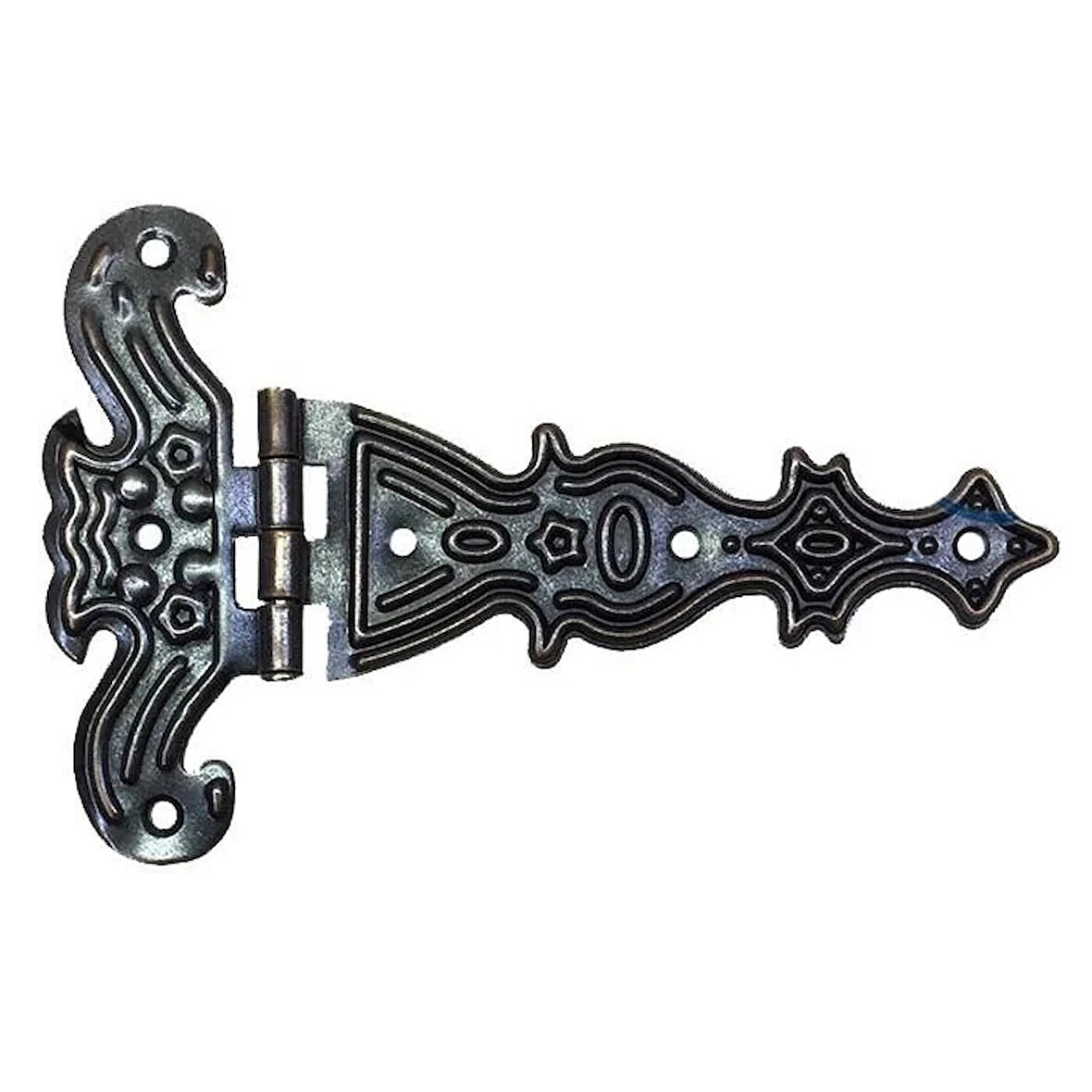 Dekoratif, Sac Tek Kuyruklu Menteşe - 69x102 Mm, Büyük, Eskitme, 1 Adet