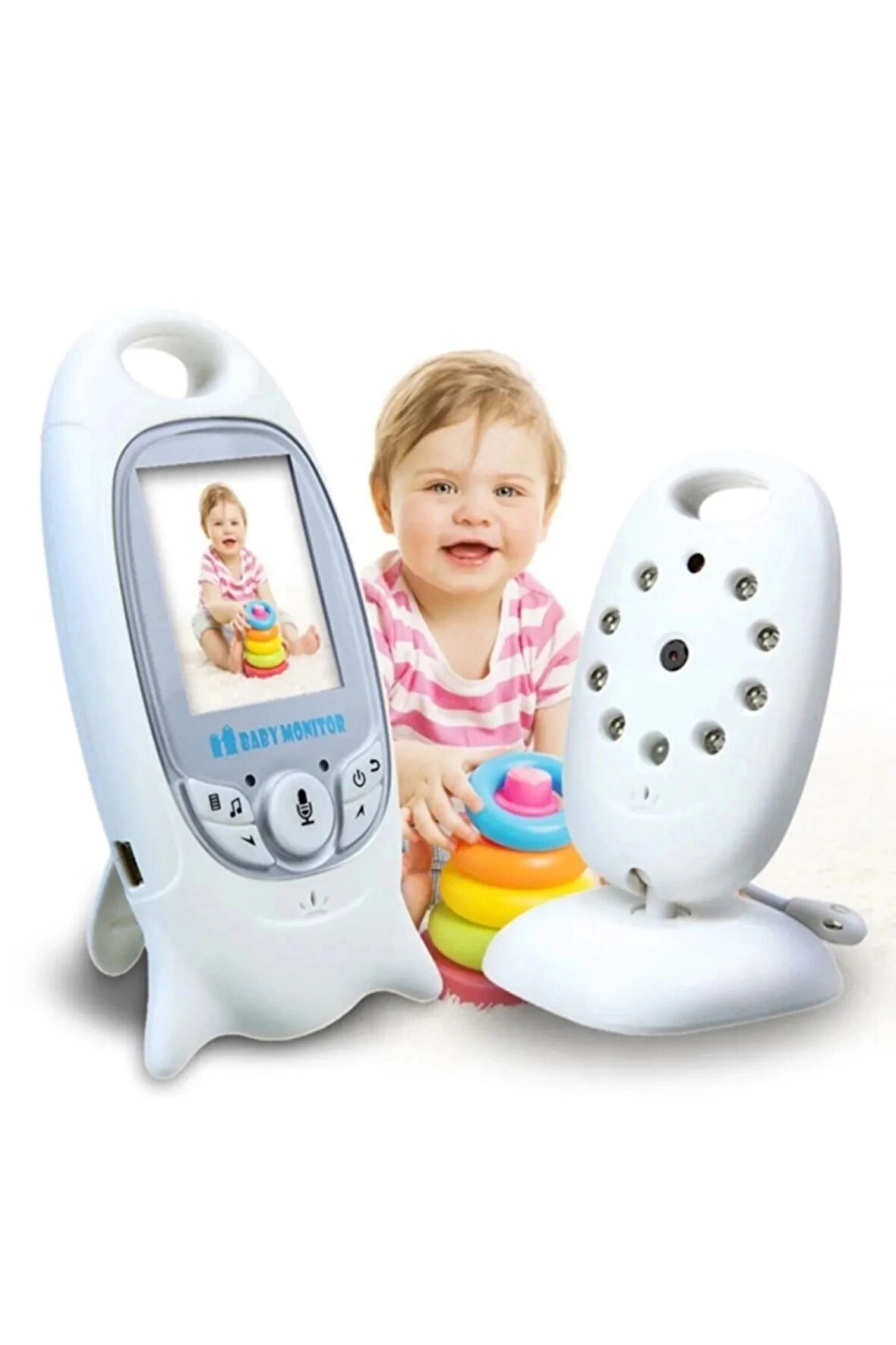 Vb-601 Kameralı Bebek Monitörü Net Görüntü Gece Görüşlü