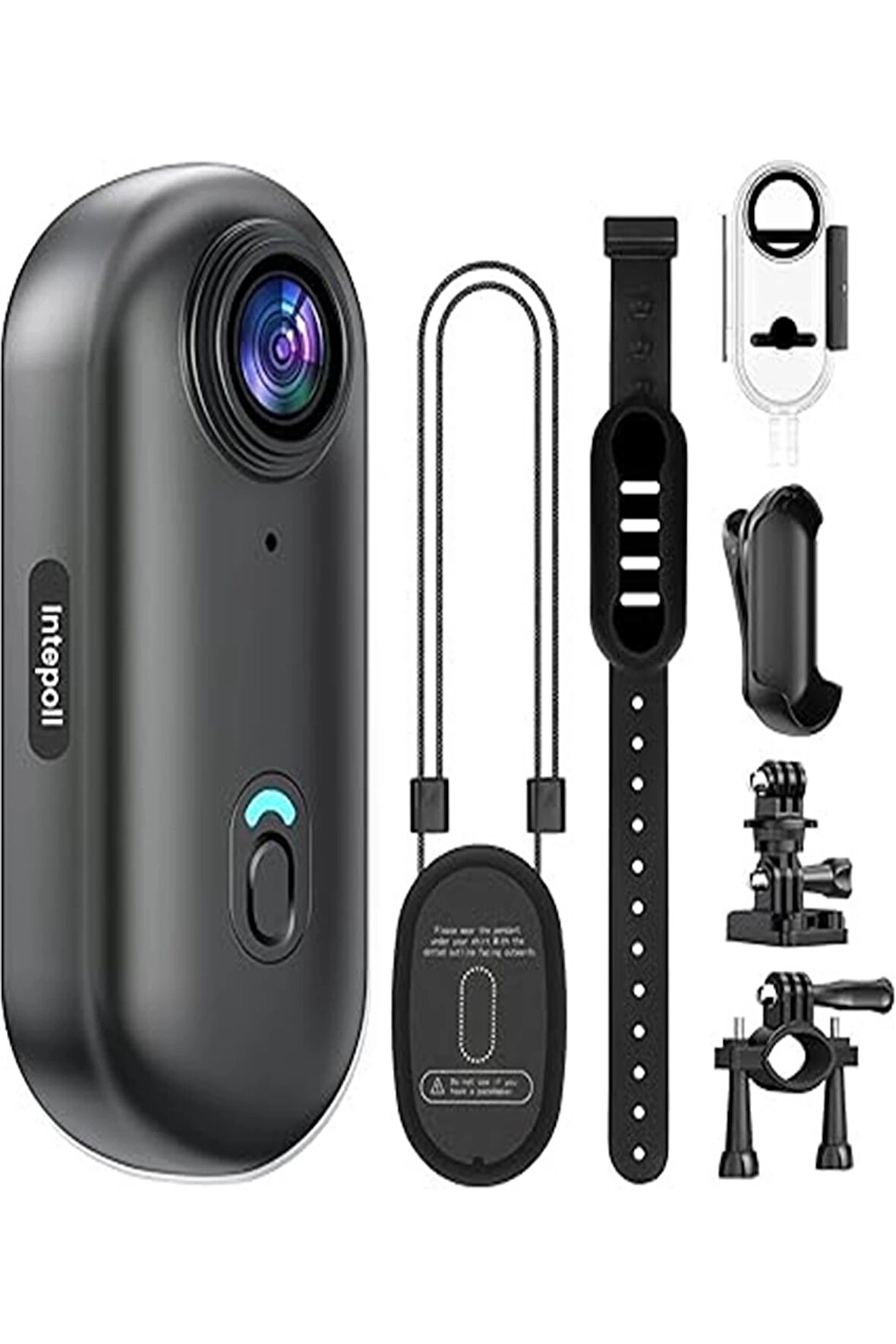 Mini Wıfı Aksiyon Kamerası 1080p Taşınabilir Vücut Kamerası Giyilebilir Video Kaydedici Ipx7 Su Geçirmez