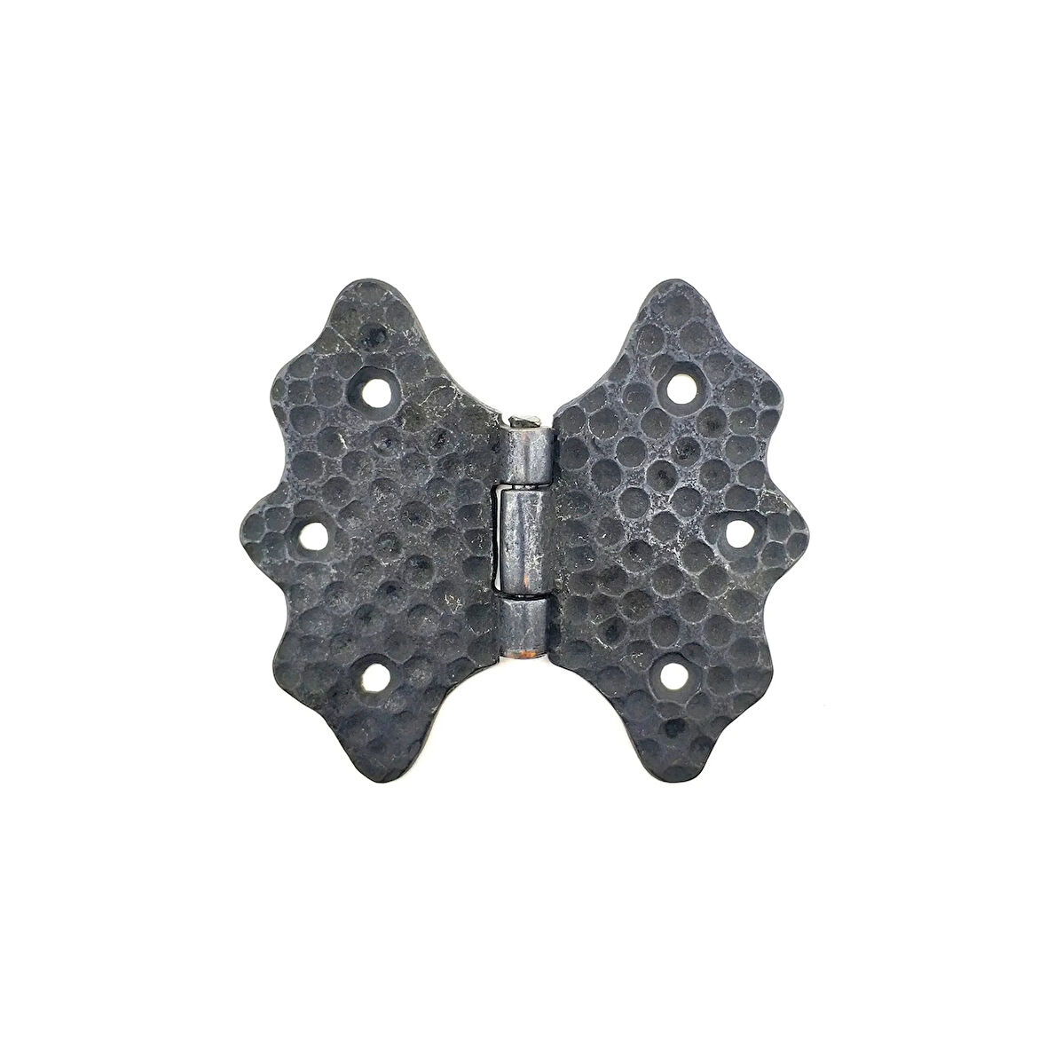 Antika Tarz Dekoratif Pirinç Kelebek Menteşe - 92 Mm, Oksit