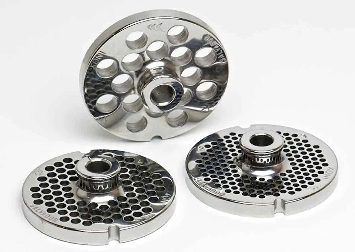 İnox Paslanmaz Kıyma Makinesi Aynası, Ağızı 12 No - 4 Mm