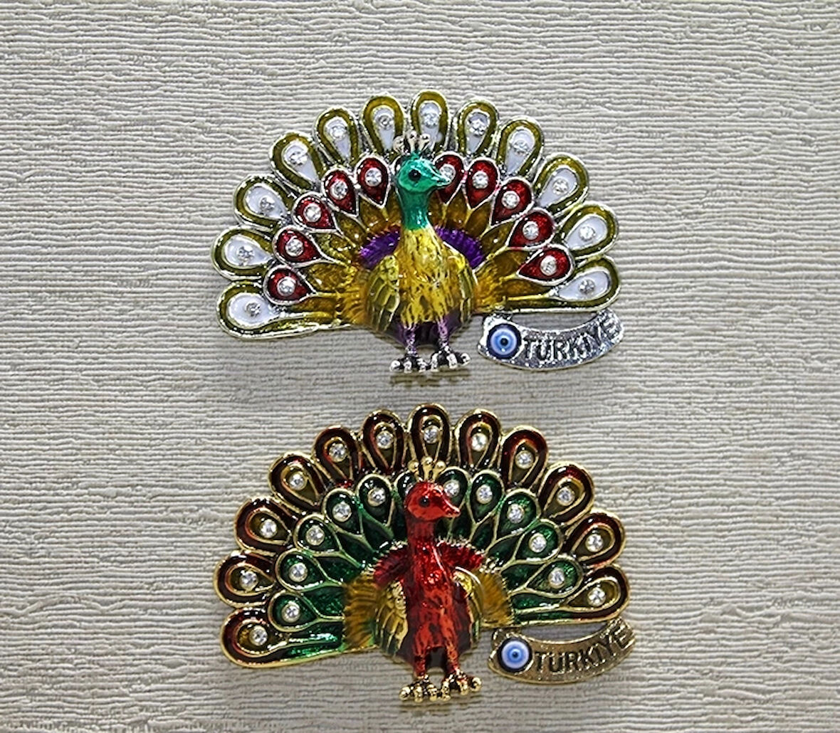 Swaroski Tavuskuşu Magnet Alk3852