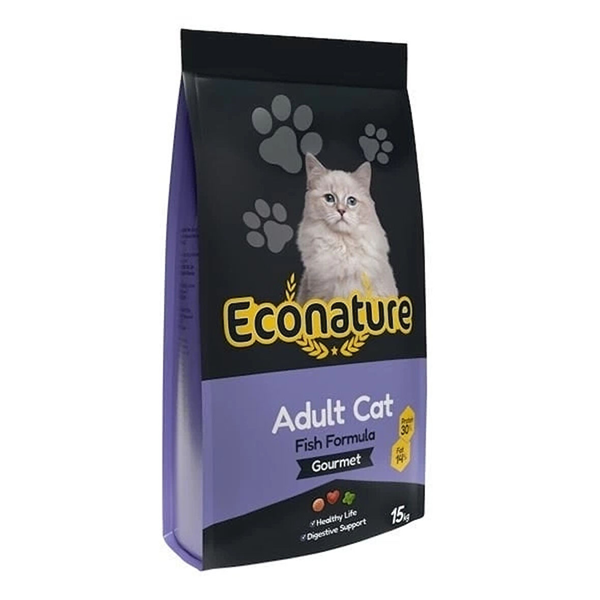 Econature Gurme Balıklı Yetişkin Kedi Maması 15 Kg