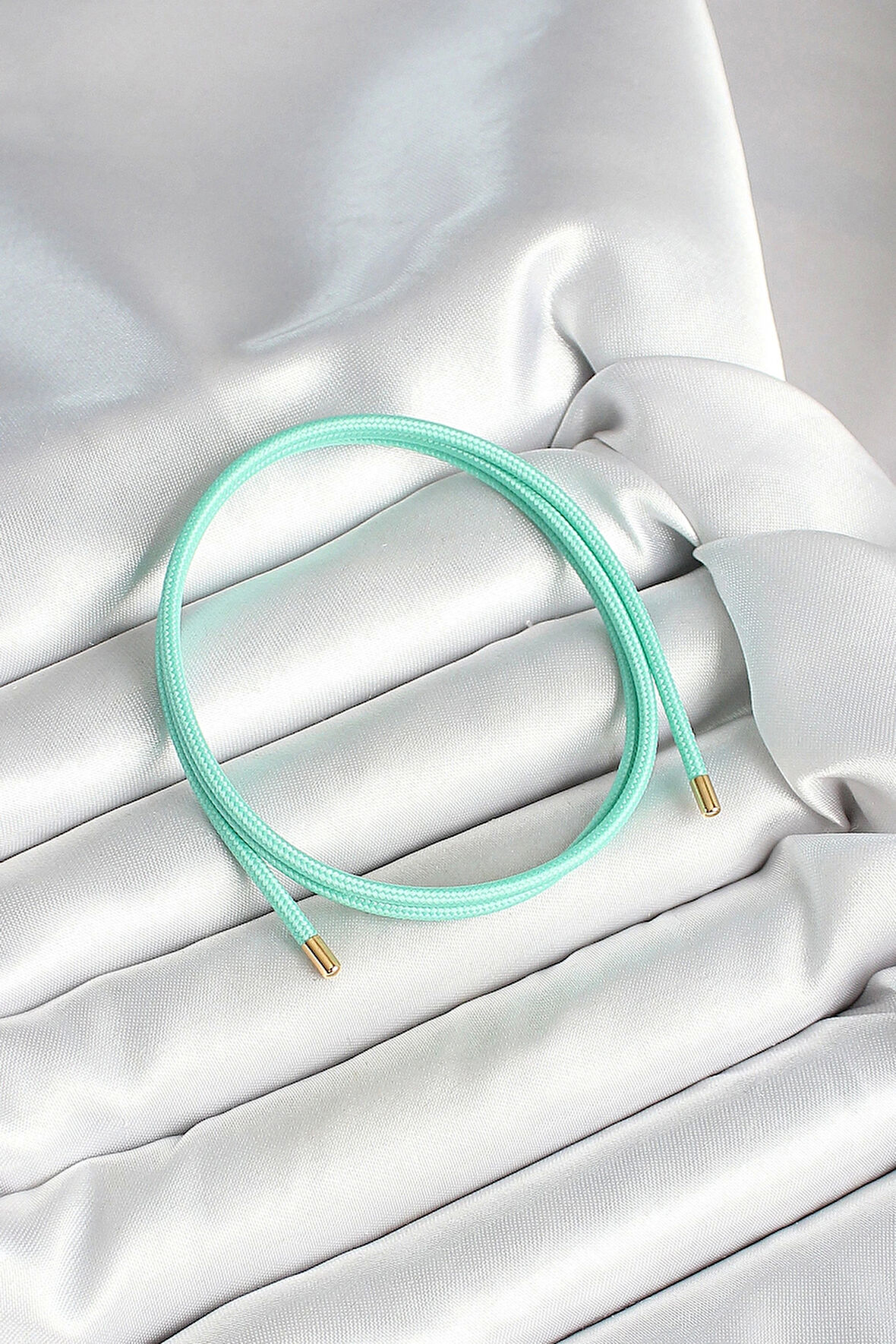 Mıknatıslı Turkuaz Renk Sarmal Kadın Bileklik