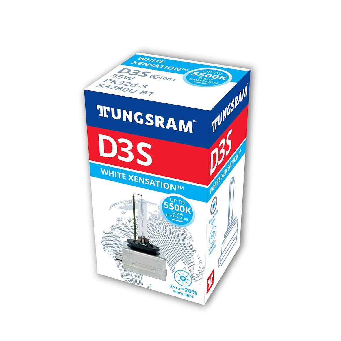 TUNSGRAM D3S  35W XEON AMPÜL 5500K BEYAZ IŞIK