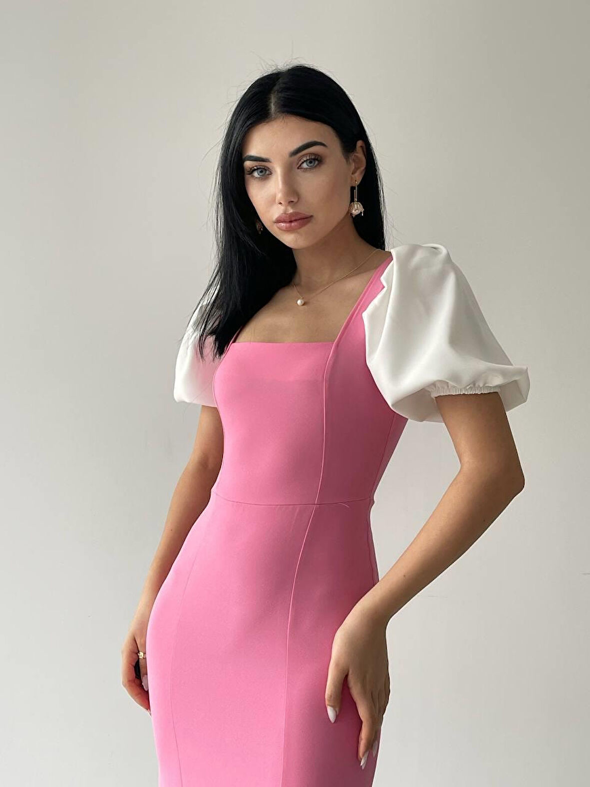 TUA MODA Alice Balon Kol Elbise