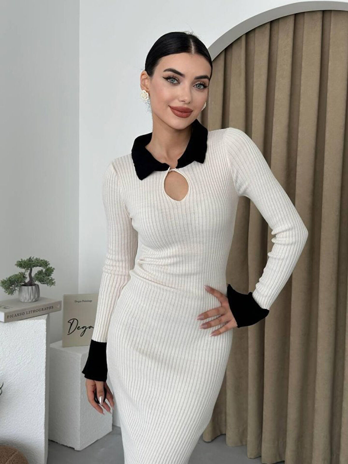 TUA MODA Plauen Triko Elbise