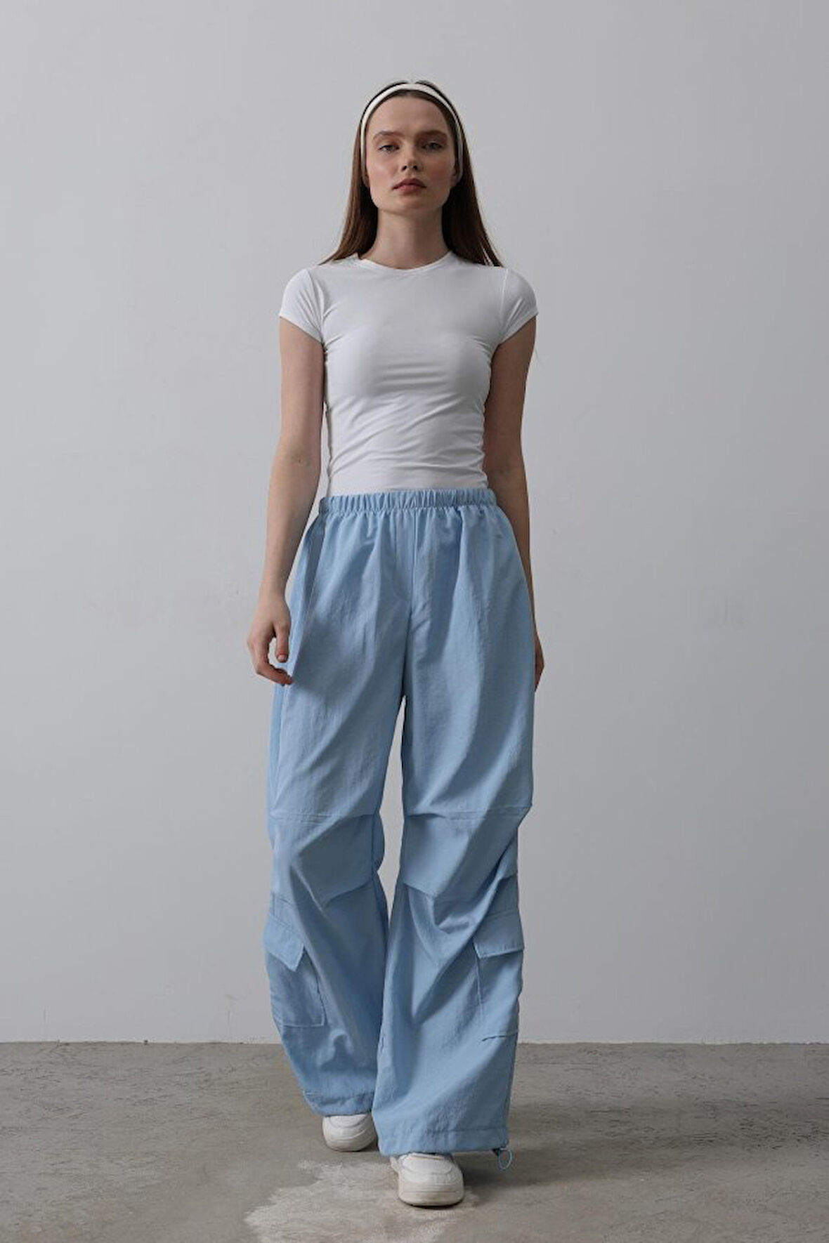 TUA MODA Paraşüt Cargo Pantolon - Mavi