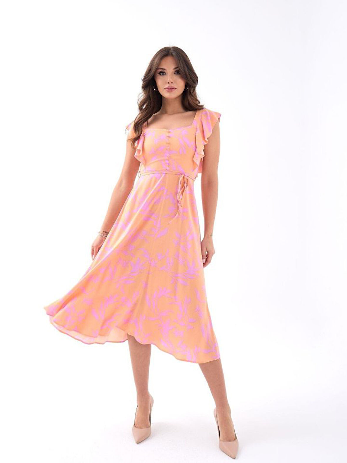 TUA MODA 5370 ELBİSE-SOMON