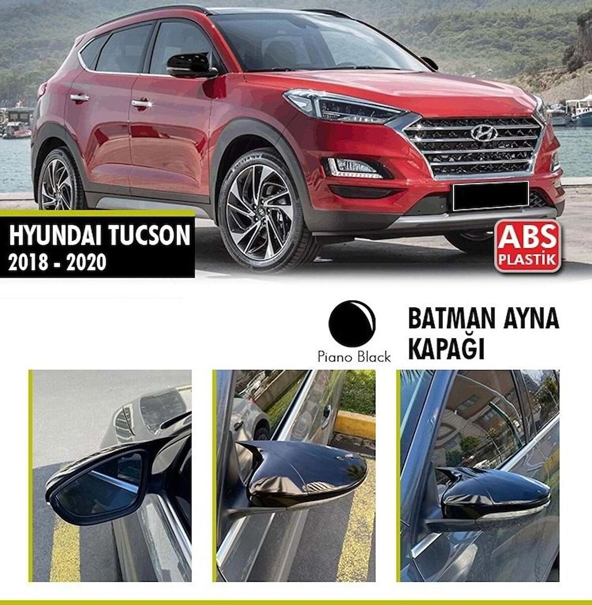 Hyundai Tucson Batman Yarasa Ayna Kapağı 2018-2020 Arası