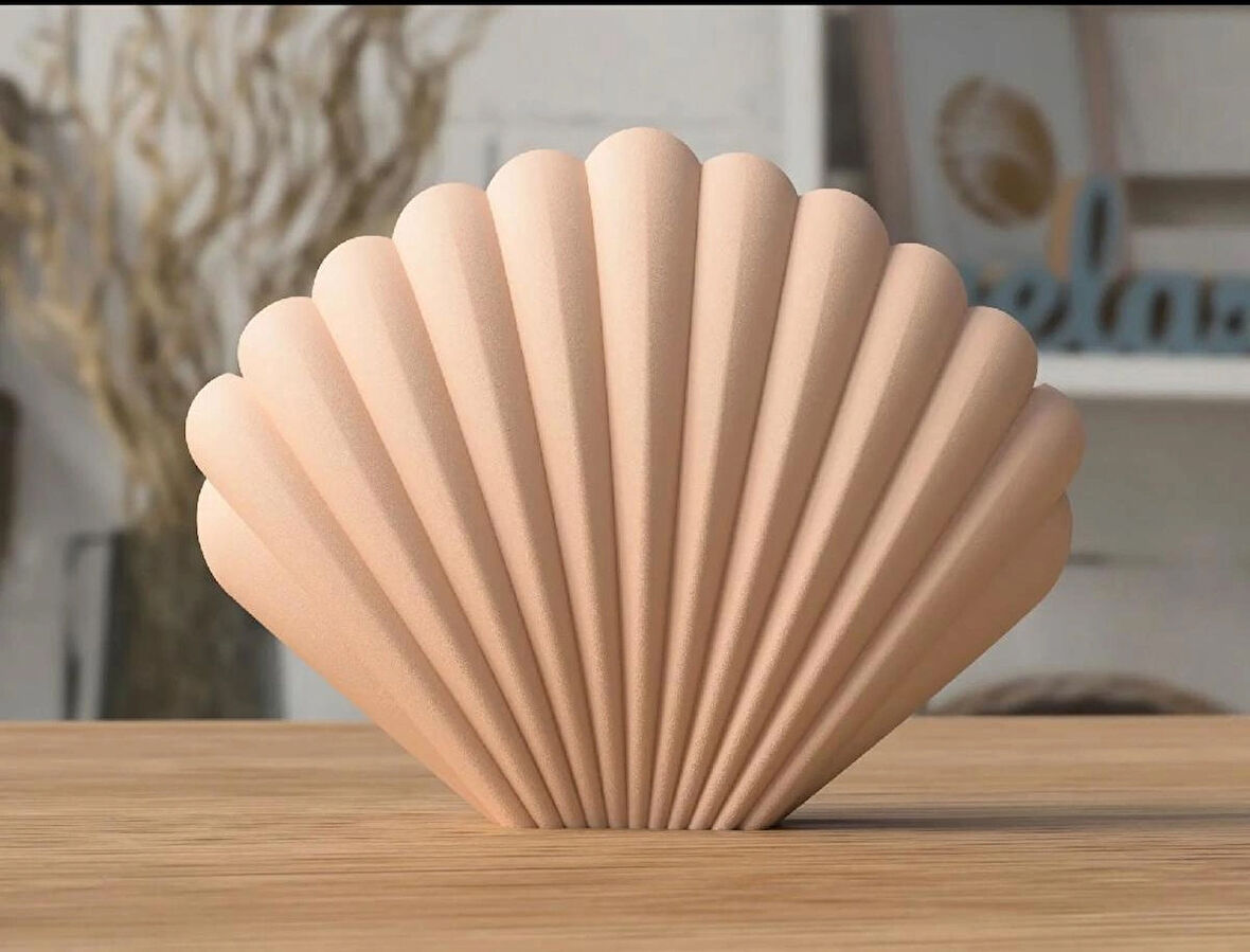 SHELL 3D MODERN TARZ BOYANABİLİR VAZO