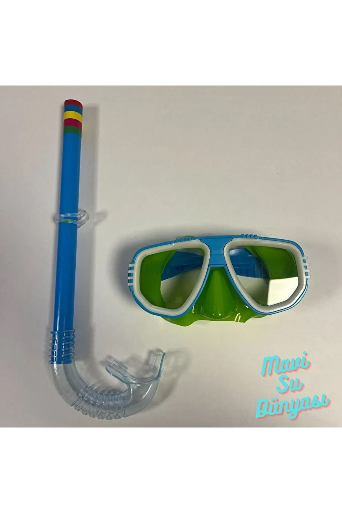 Çocuk Şnorkel Set 3 ile 7 Yaş Arası Deniz ve Havuz Maske Seti