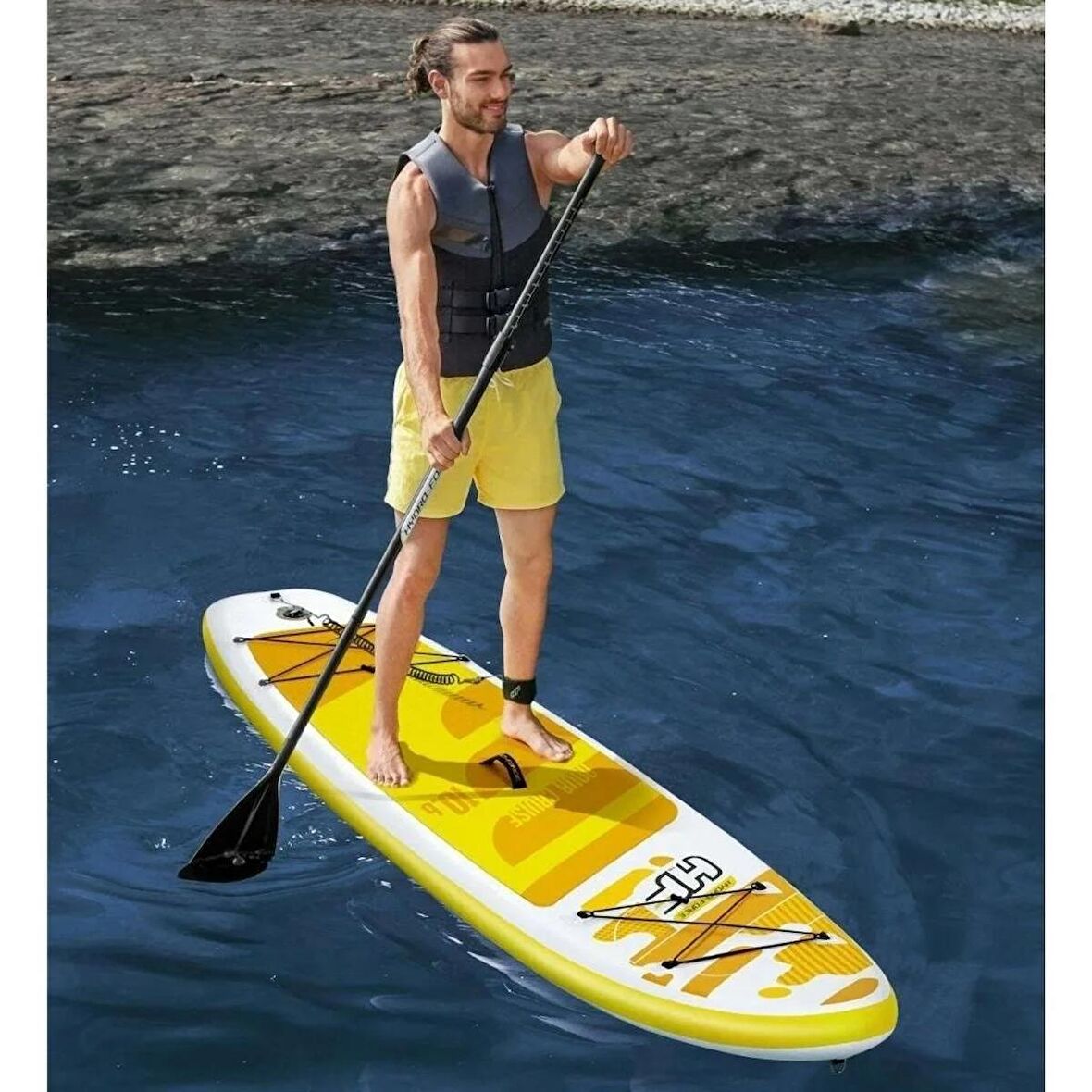 Paddle Board Hydro-Force Kürek+Pompa+Çanta - 305 x 84 Cm