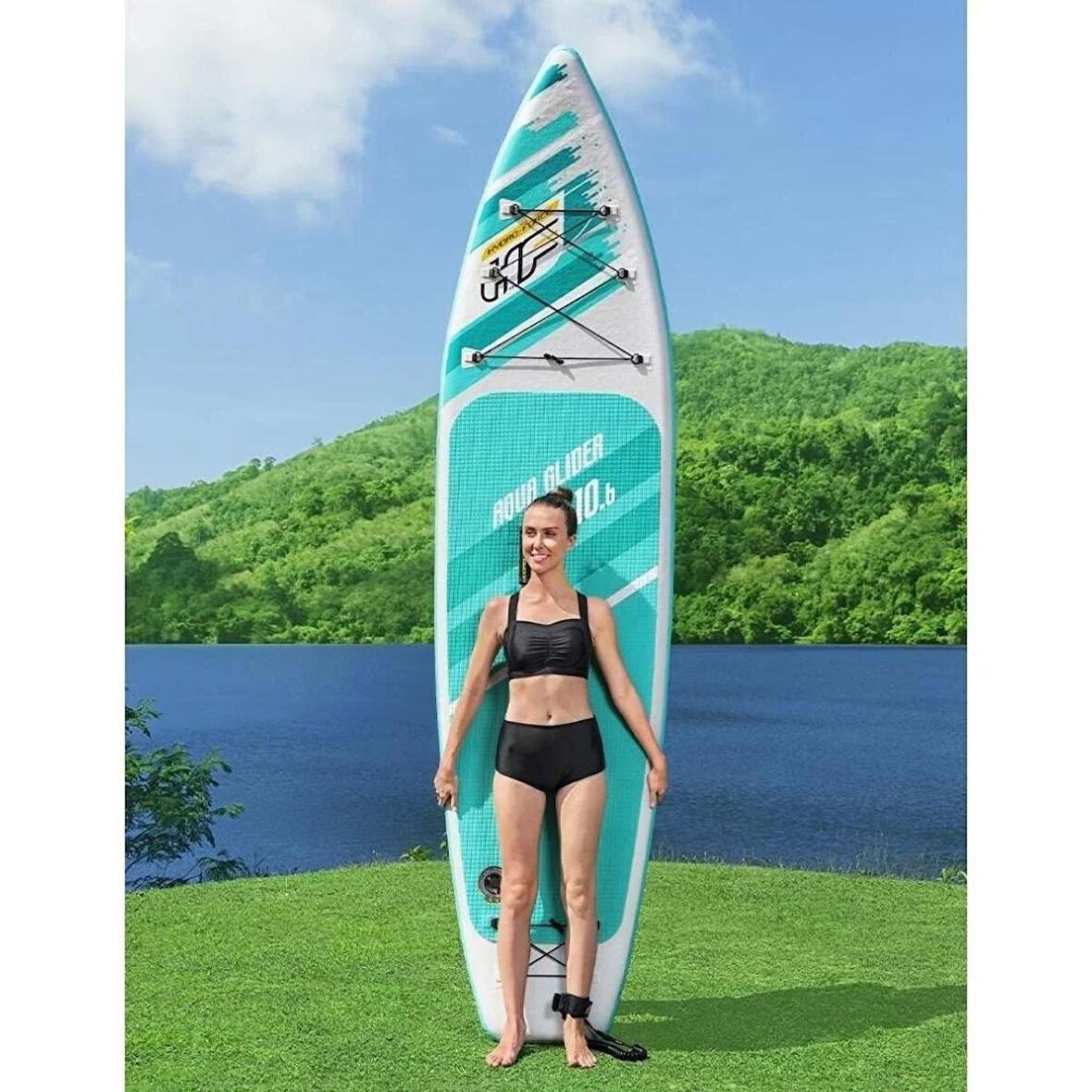 Paddle Board Hydro-Force Kürek+Pompa+Çanta - 320 x 79 Cm