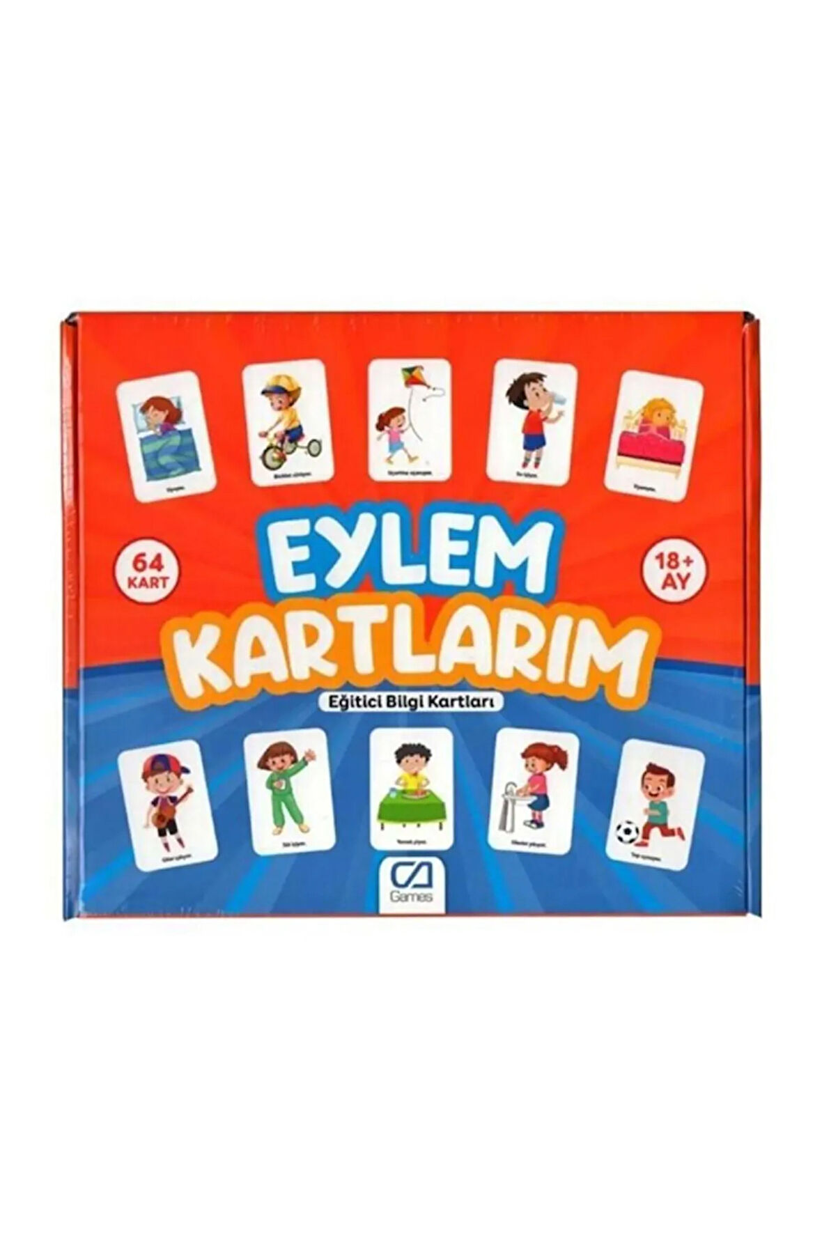 Eylem Kartları Eğitici Bilgi Kartları 64 Kart