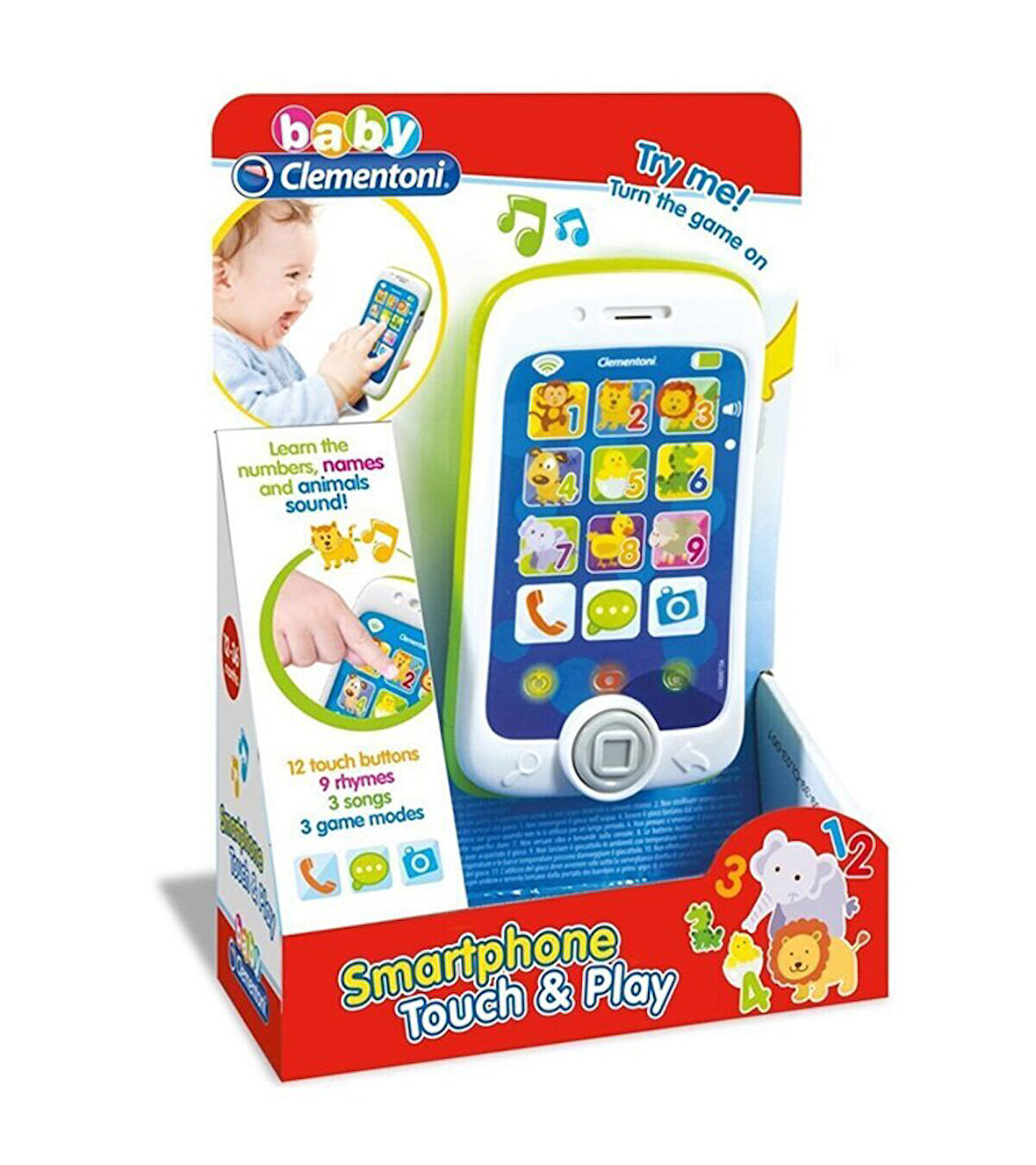 Baby Clementoni - Akıllı Telefon - Mavi Su Dünyası