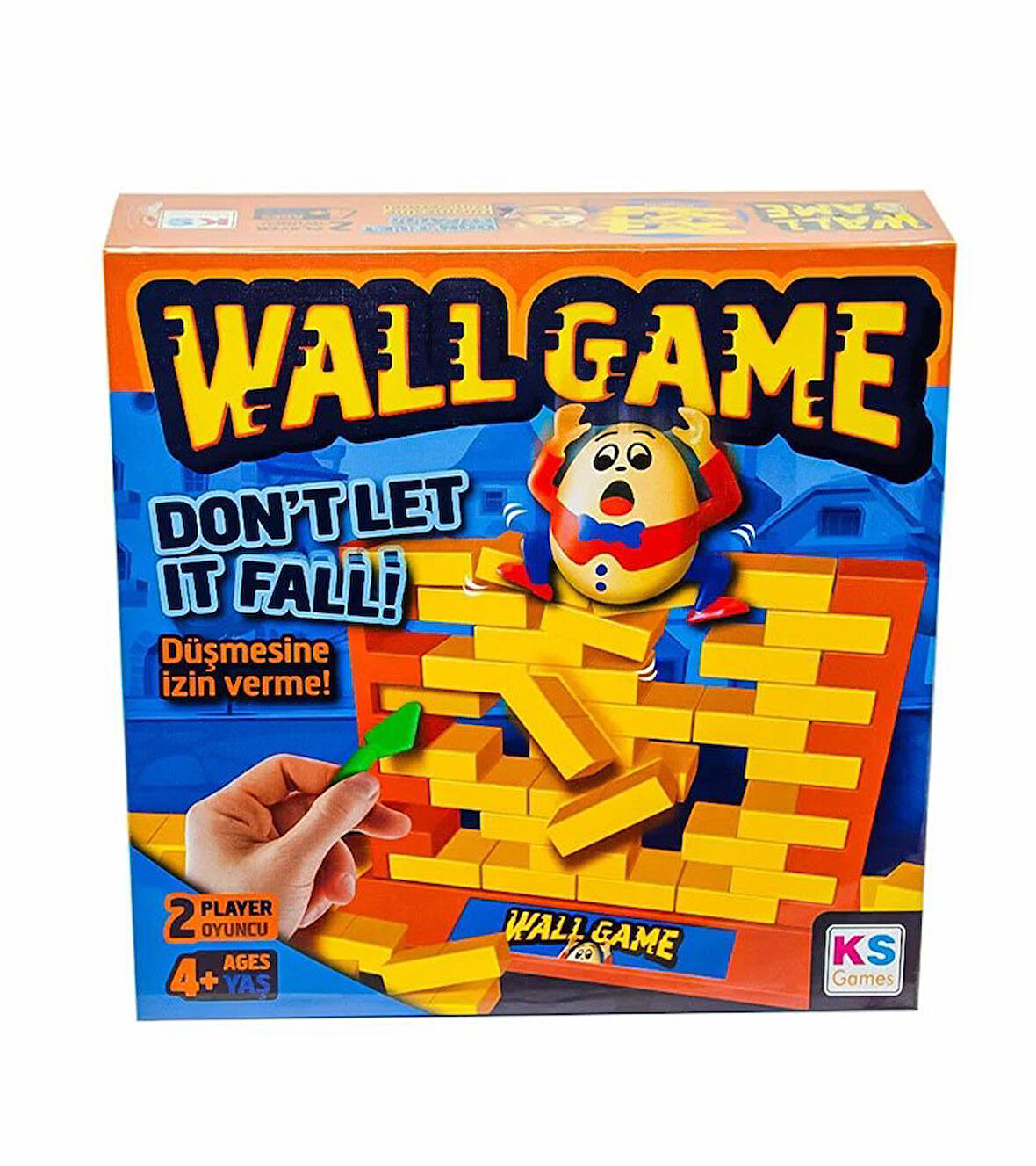 Wall Game Düşmesine İzin Verme - Mavi Su Dünyası