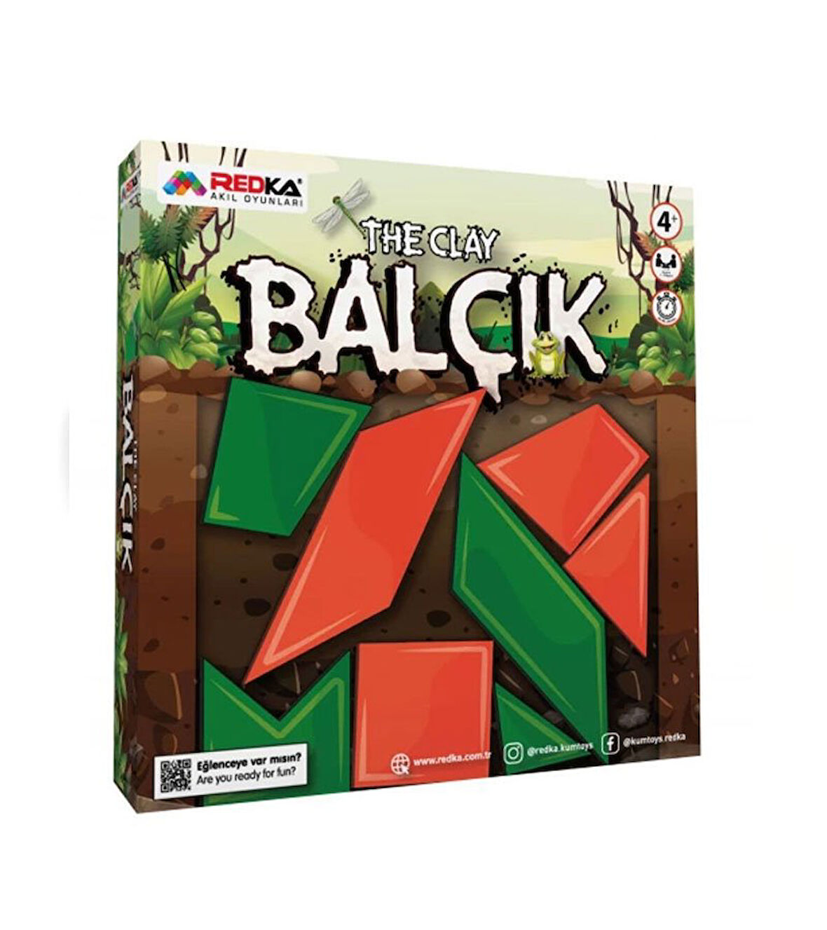 Balçık Tangram Kutu Oyunu - Mavi Su Dünyası