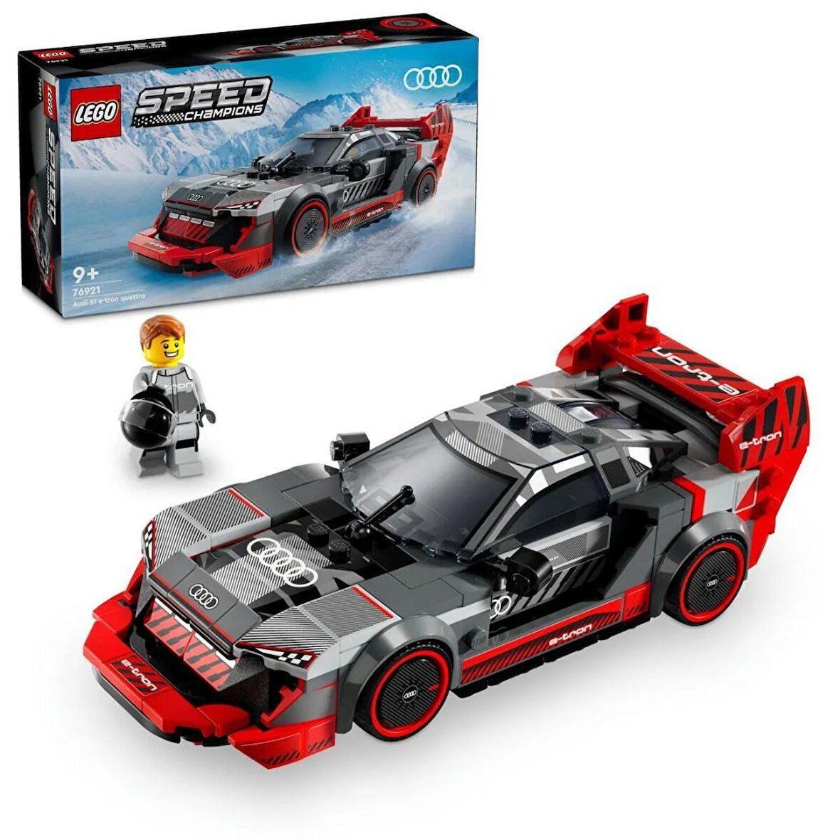 Lego 274 Parça Audi S1 E-Tron Quattro Speed Champions - Mavi Su Dünyası