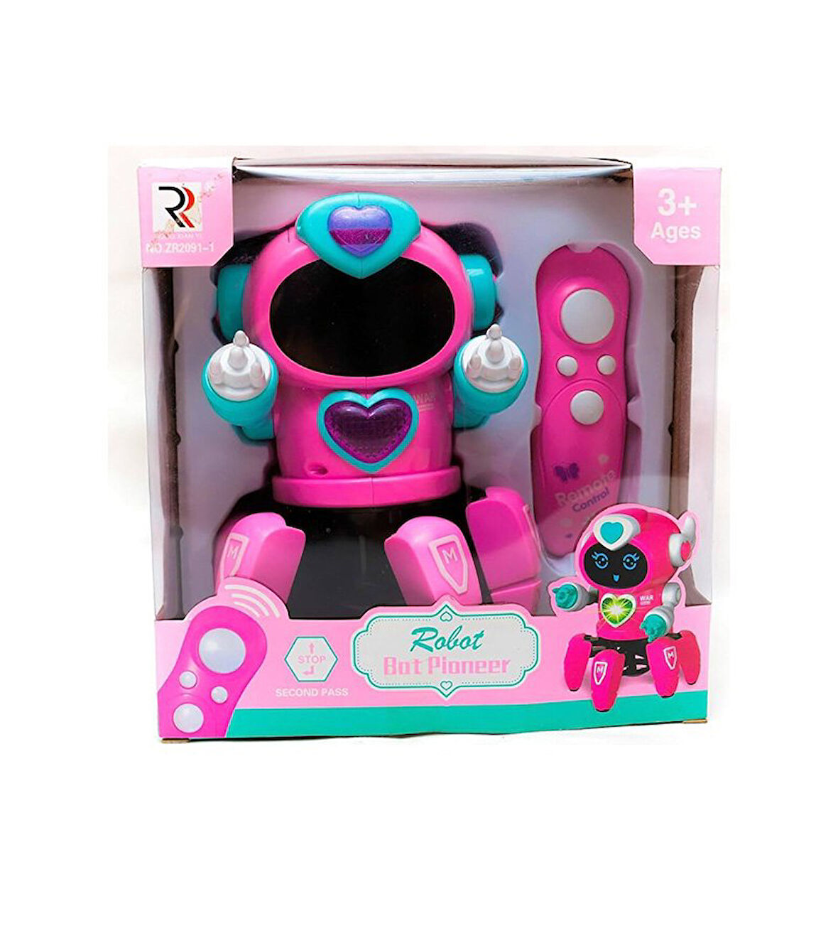 Kumandalı Pembe Robot - Mavi Su Dünyası