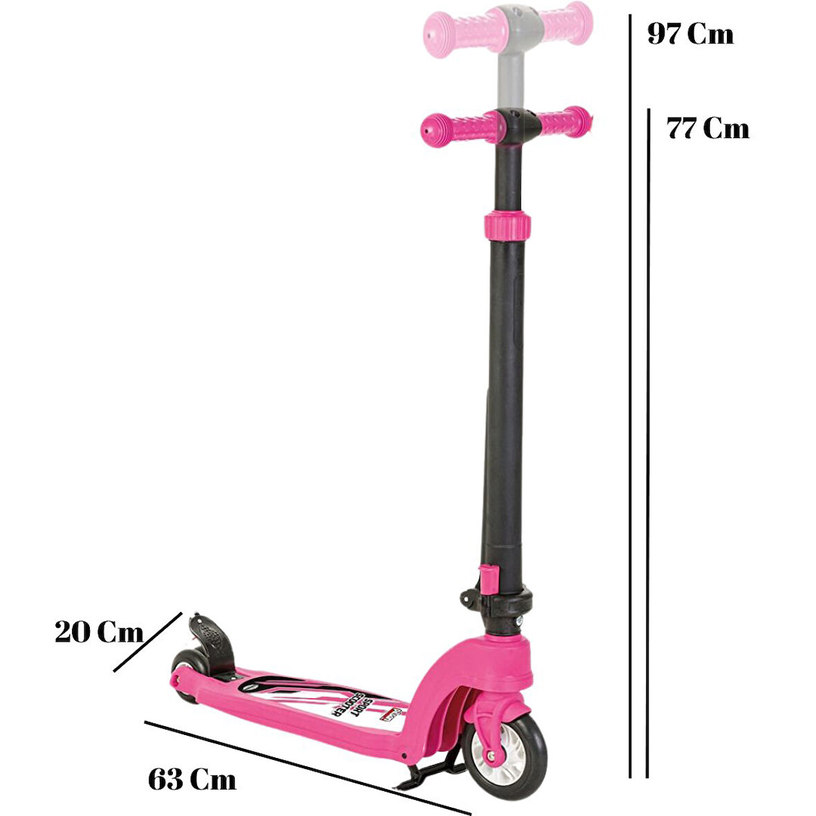 6+ Yaş Sport Scooter Çift Tekerli